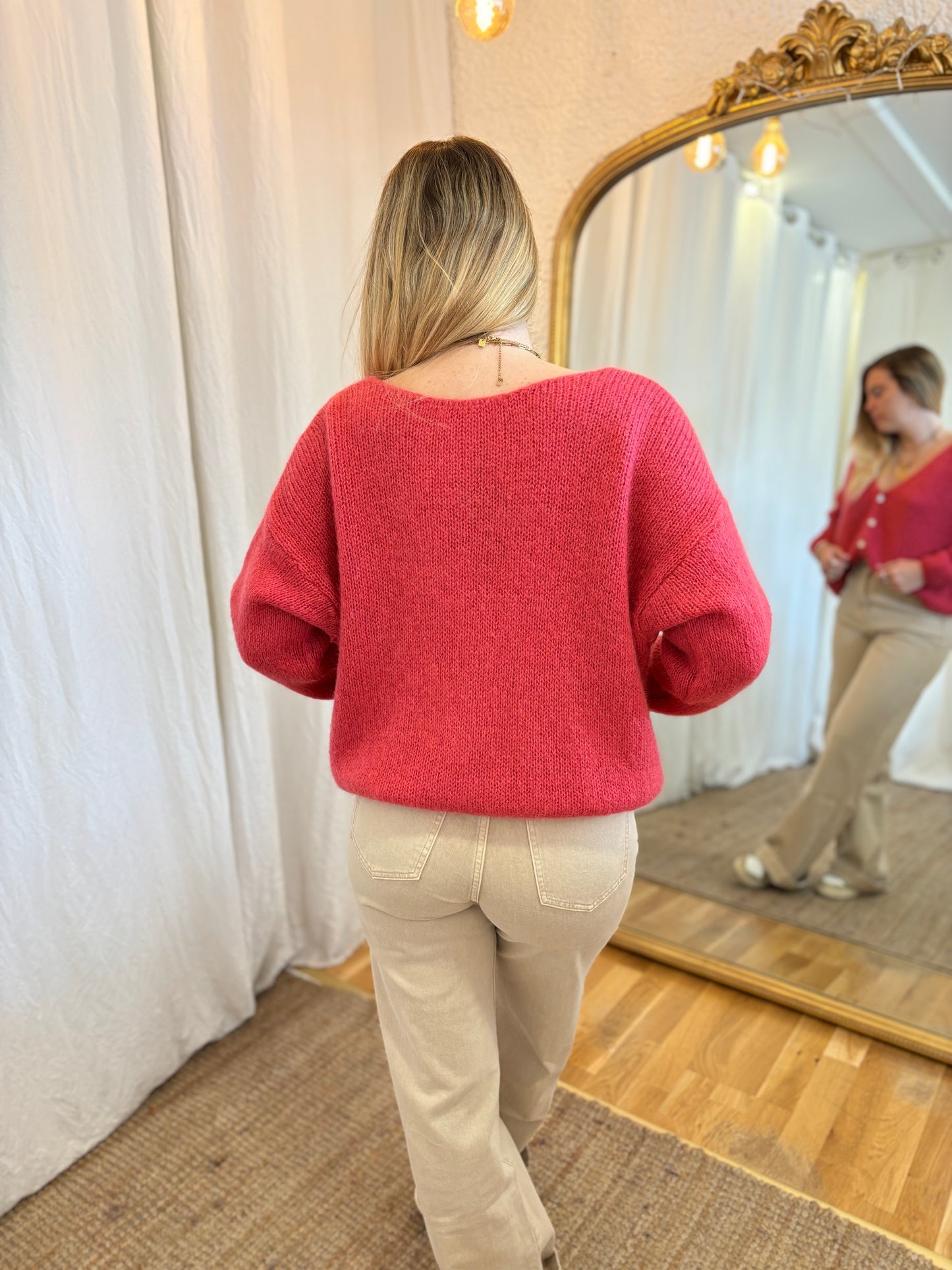 7 - Gilet LOU - Rose blush 🧡