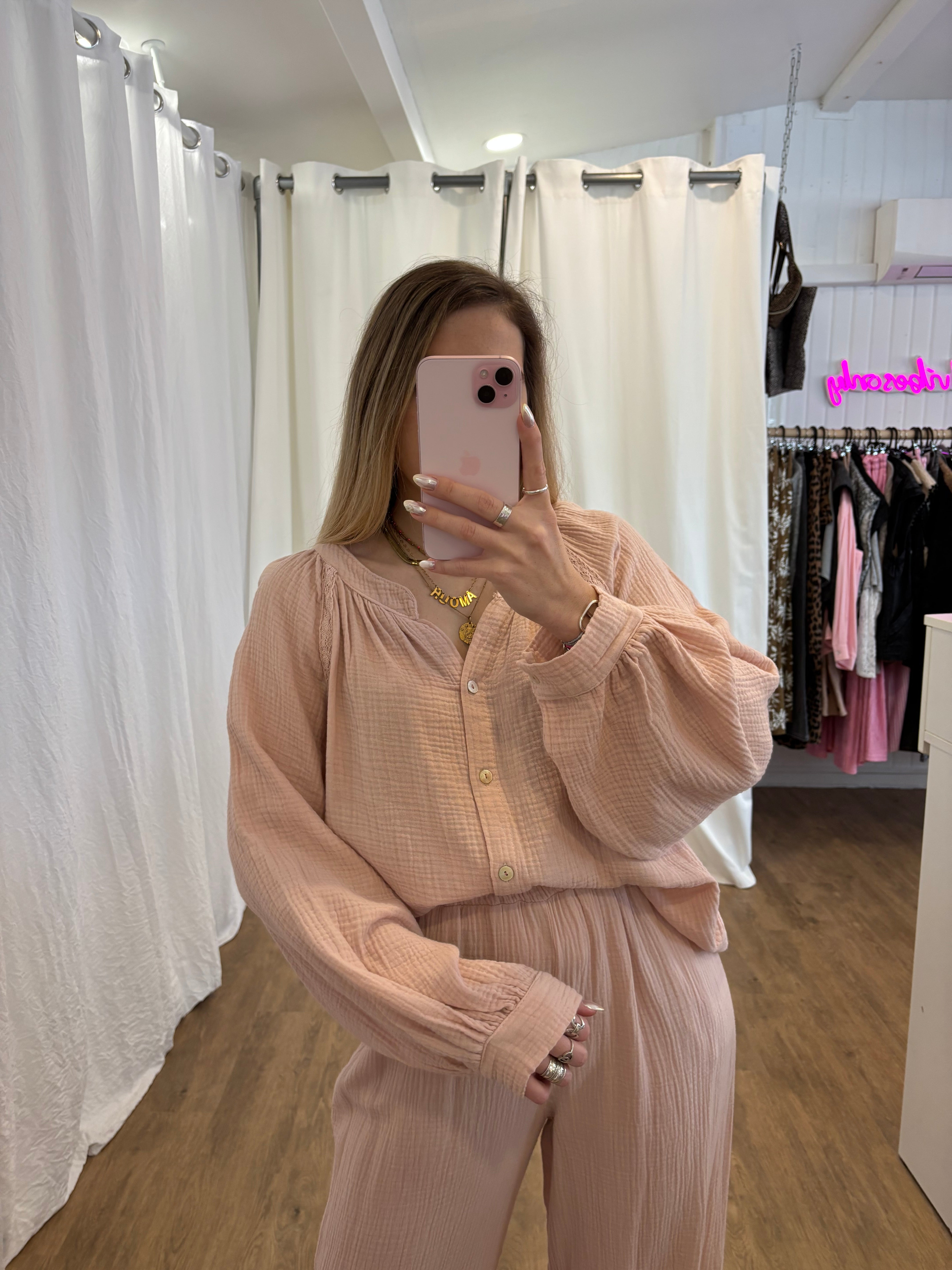 Blouse LYA Rose clair