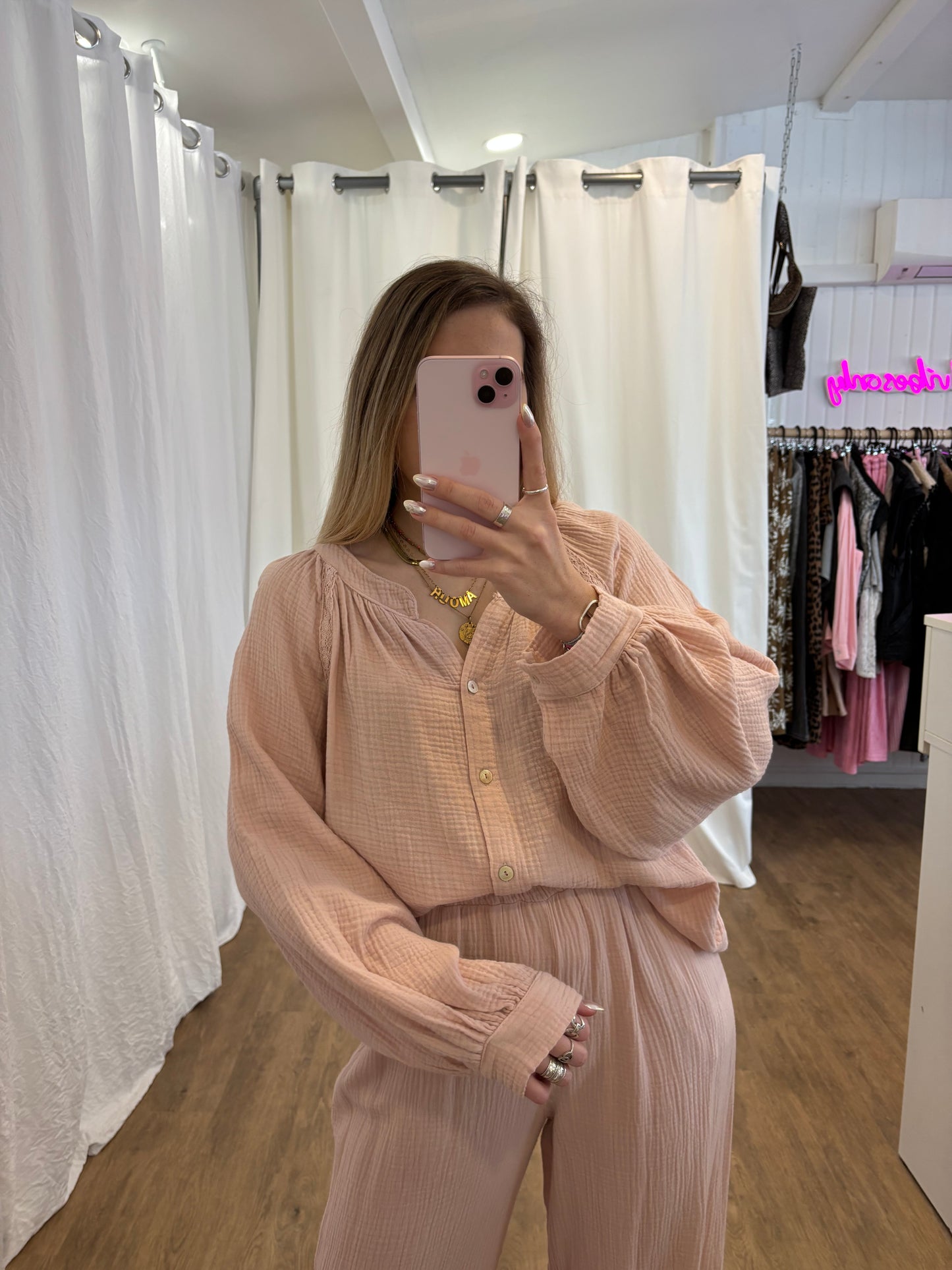 Blouse LYA Rose clair