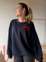 Sweat ICONIC CLUB Bleu marine