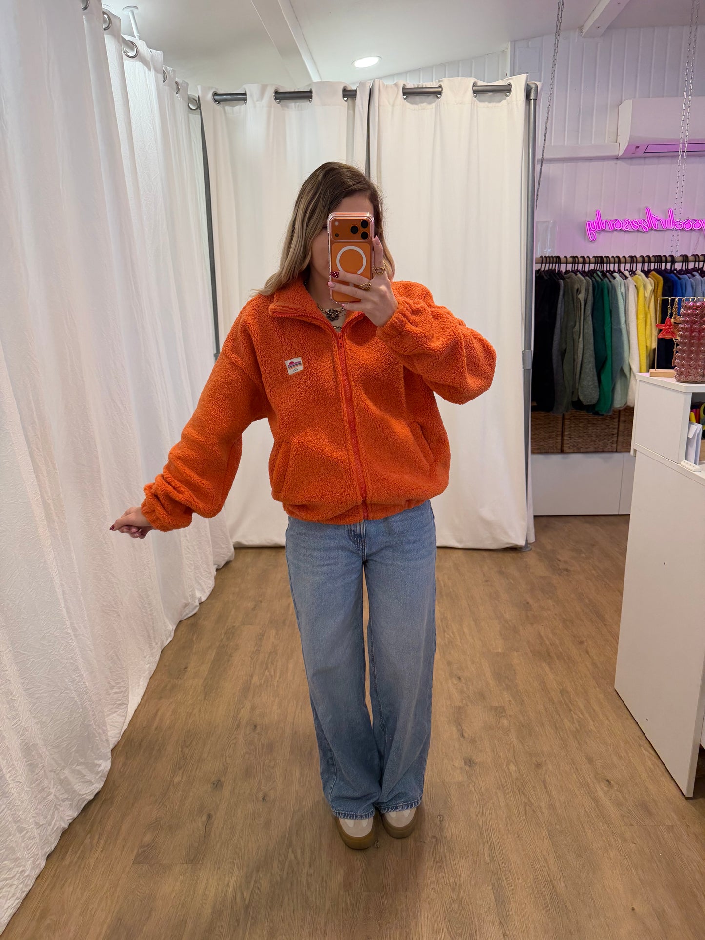 Veste polaire AVA Mandarine