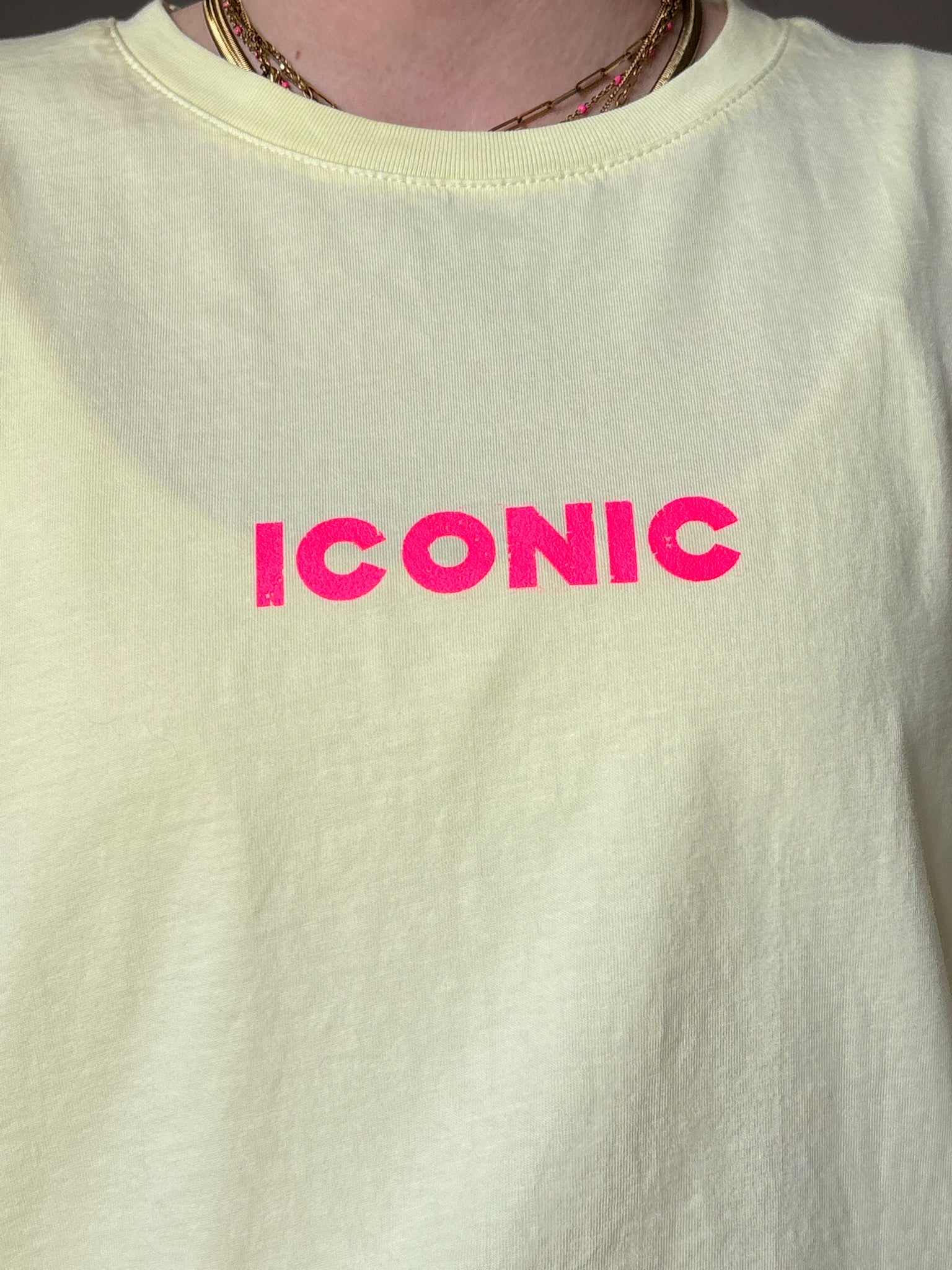 T-shirt ICONIC Jaune