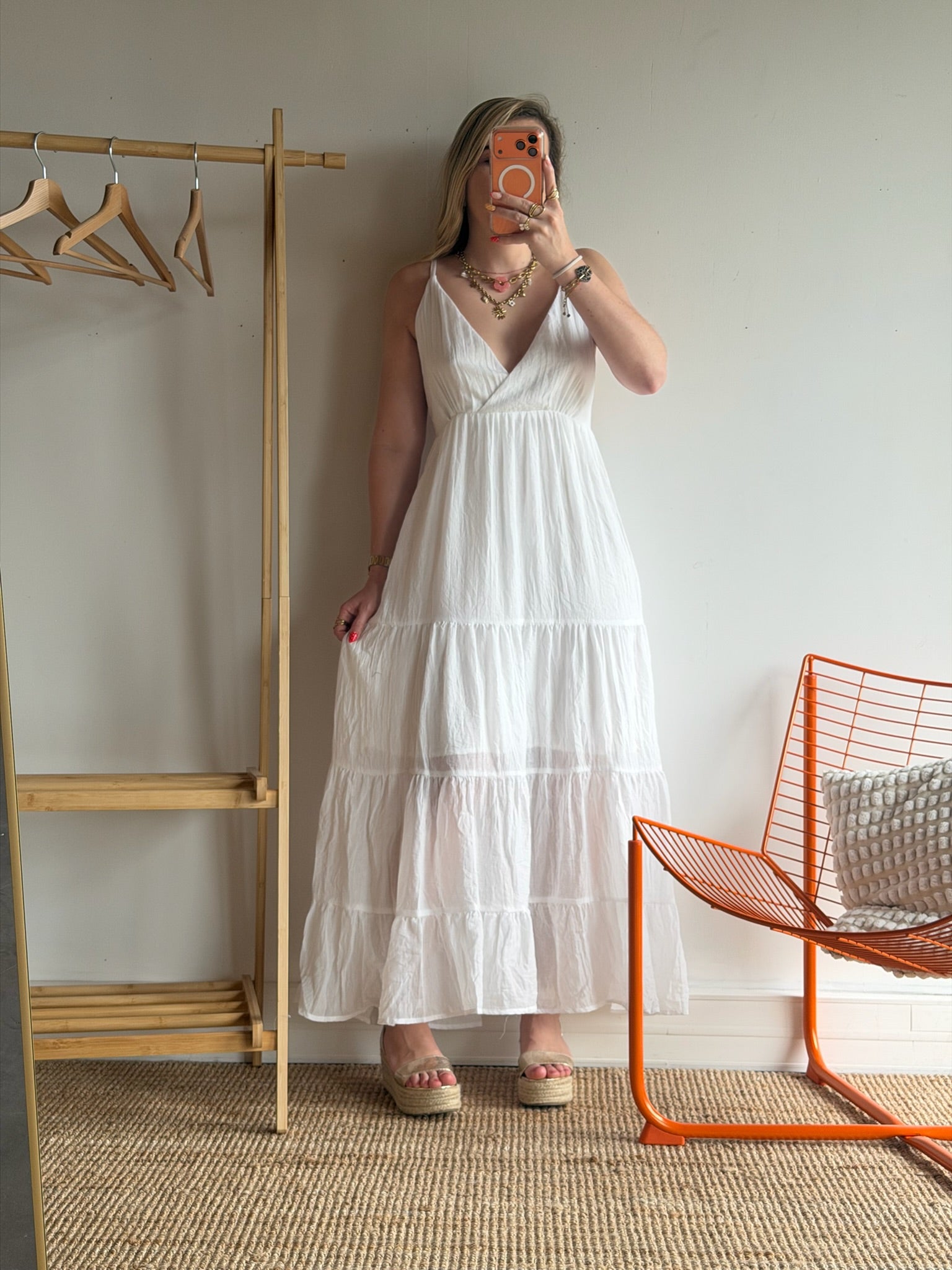 Robe LOUISA Blanc