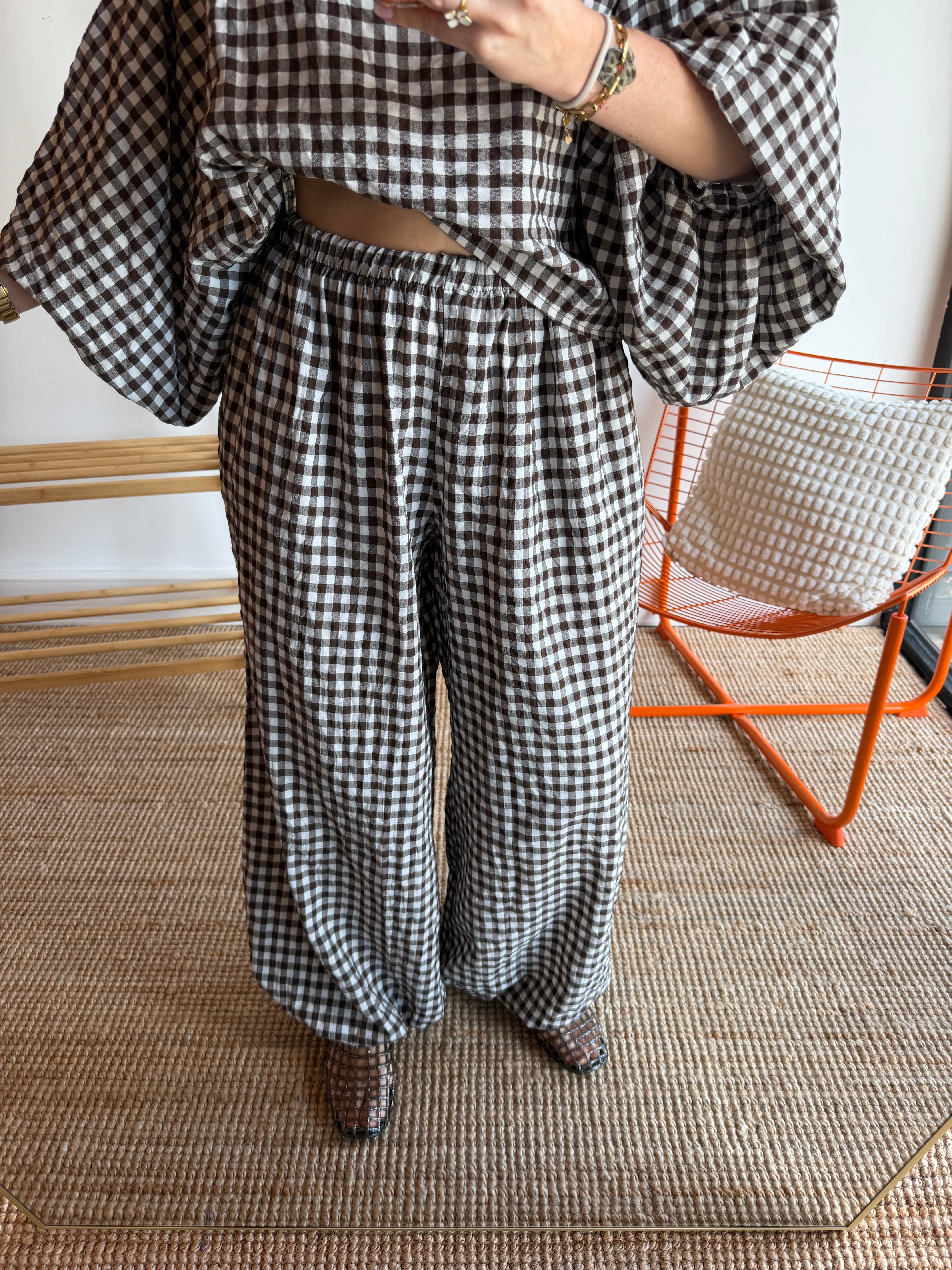 Pantalon DIANE Chocolat