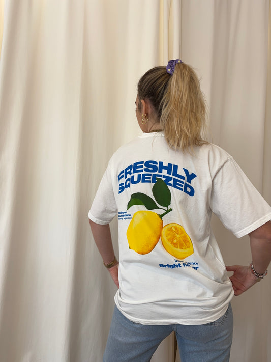 T-shirt CITRON Blanc