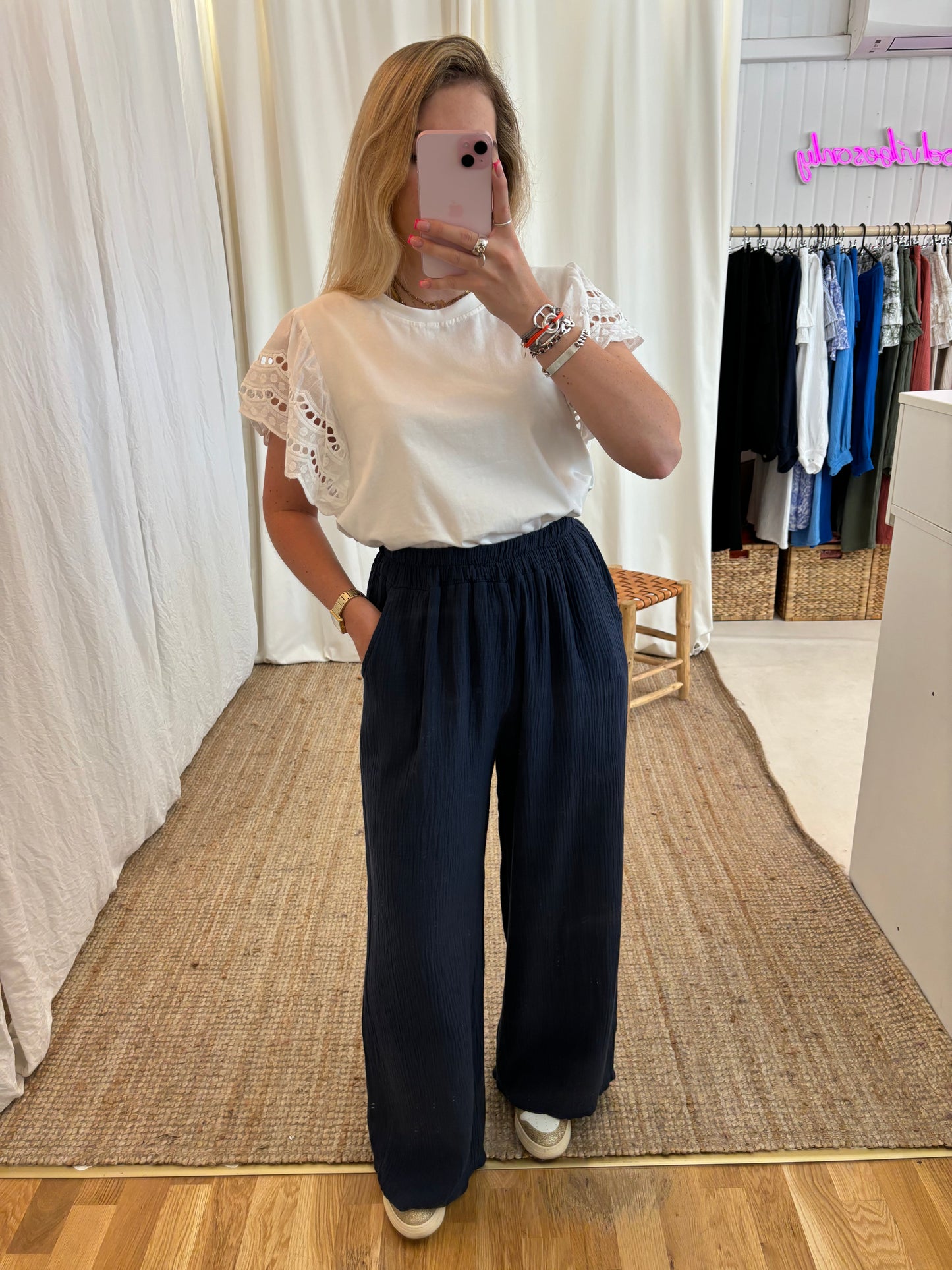 Pantalon LYA Bleu marine