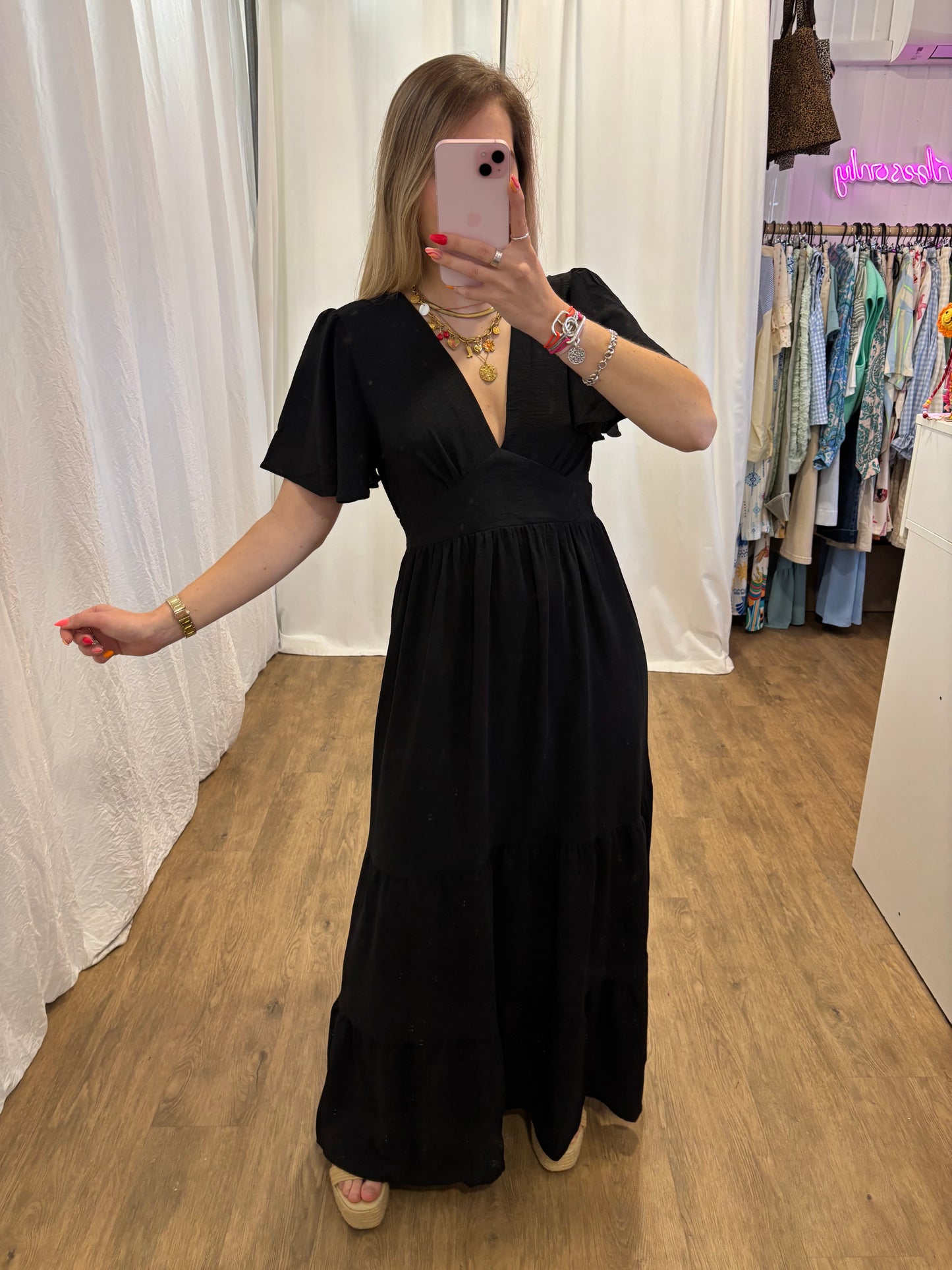 Robe longue EMMA Noir