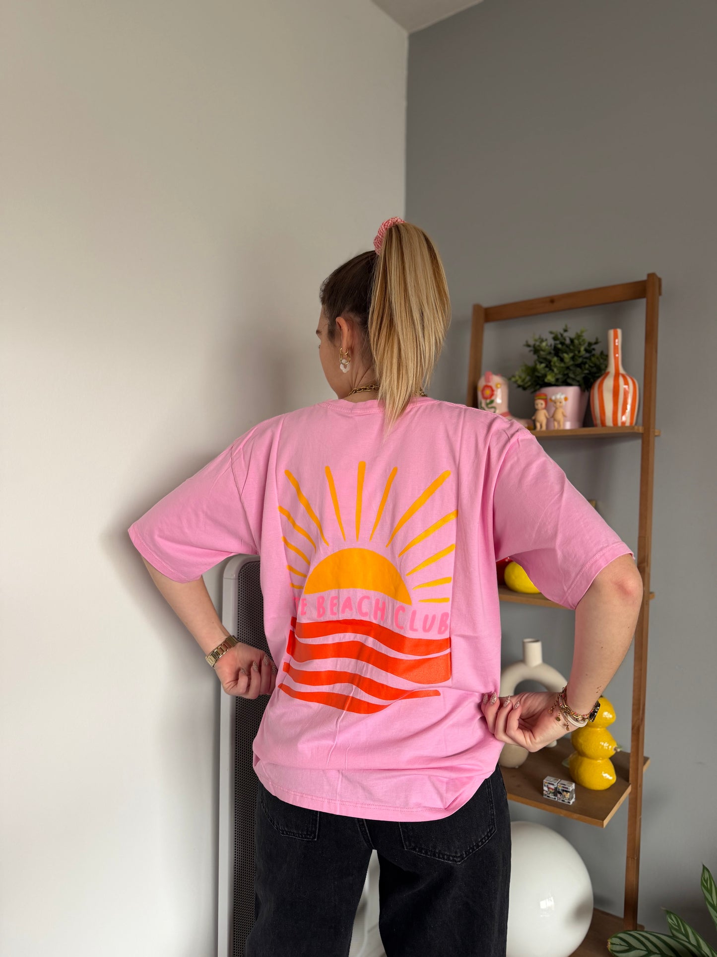 T-shirt THE BEACH CLUB Rose Baby