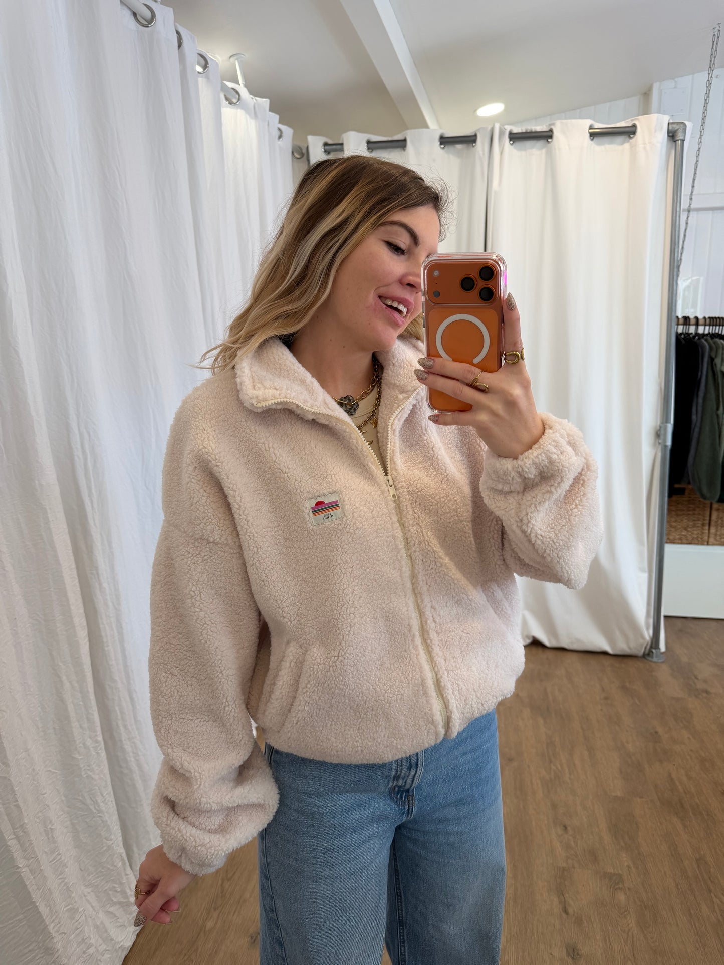 Veste polaire AVA Écru