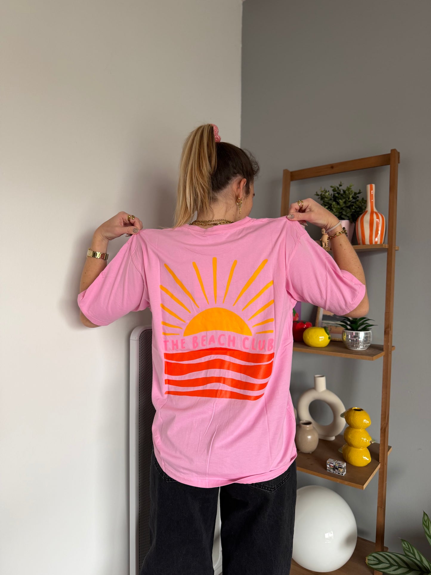 T-shirt THE BEACH CLUB Rose Baby