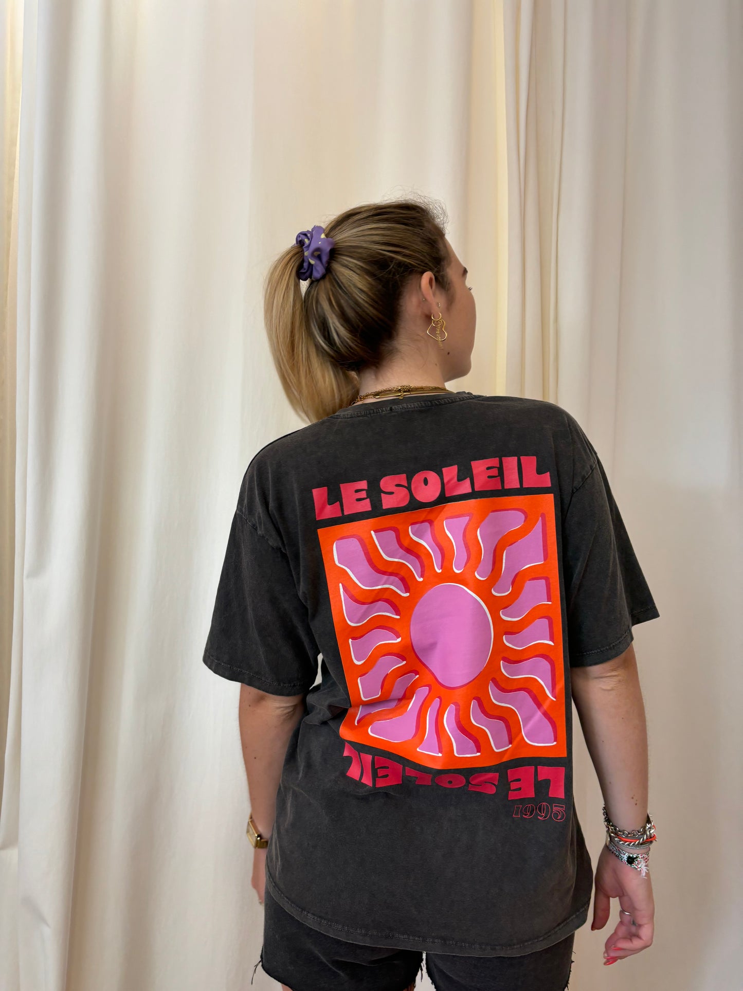 T-shirt SOLEIL Noir