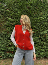27 - Gilet TOM - Rouille / Rouge