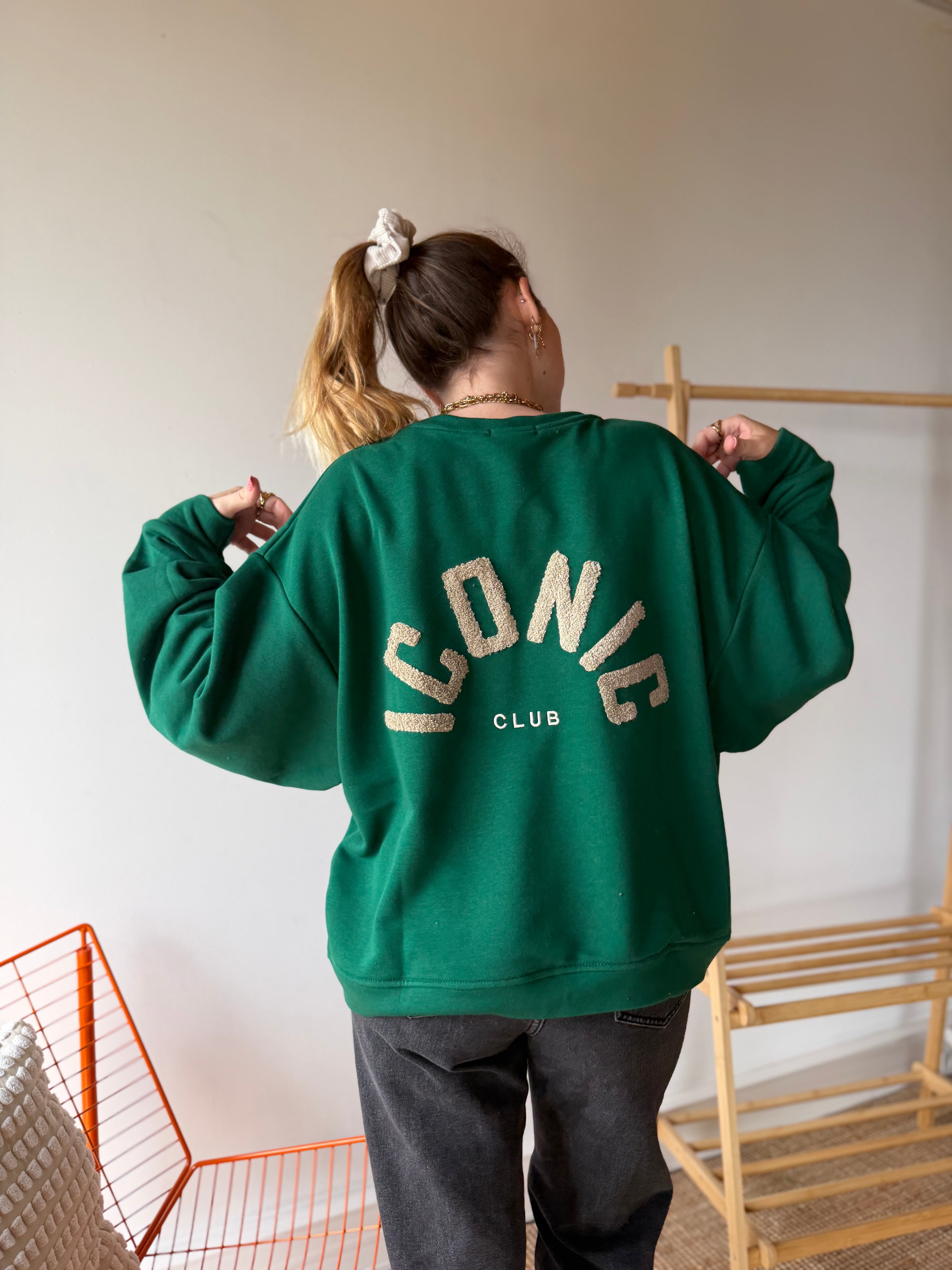 Sweat ICONIC CLUB Vert