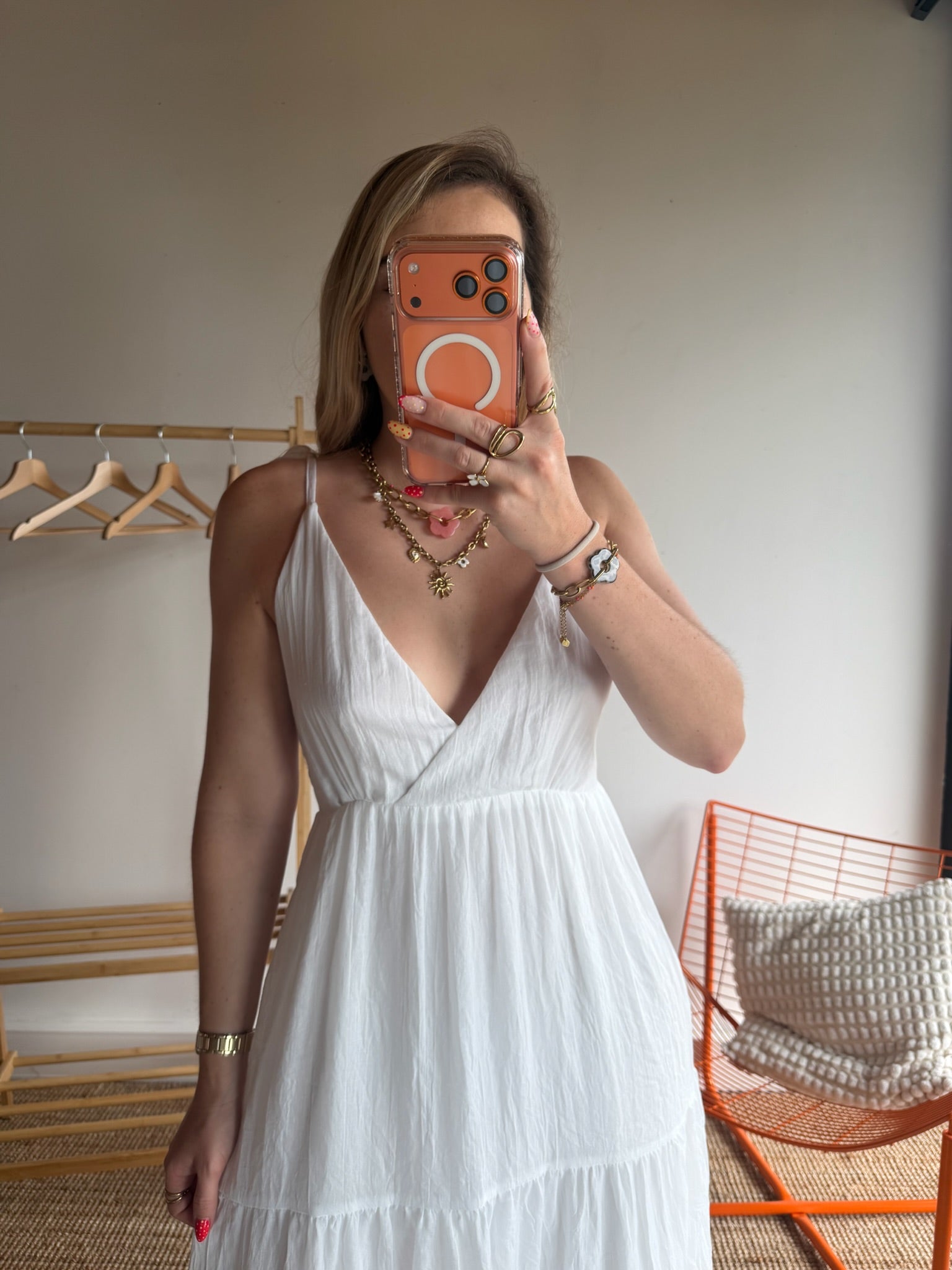 Robe LOUISA Blanc