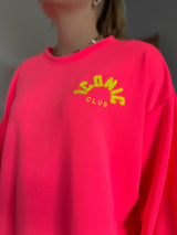 Sweat ICONIC Rose fluo + Jaune