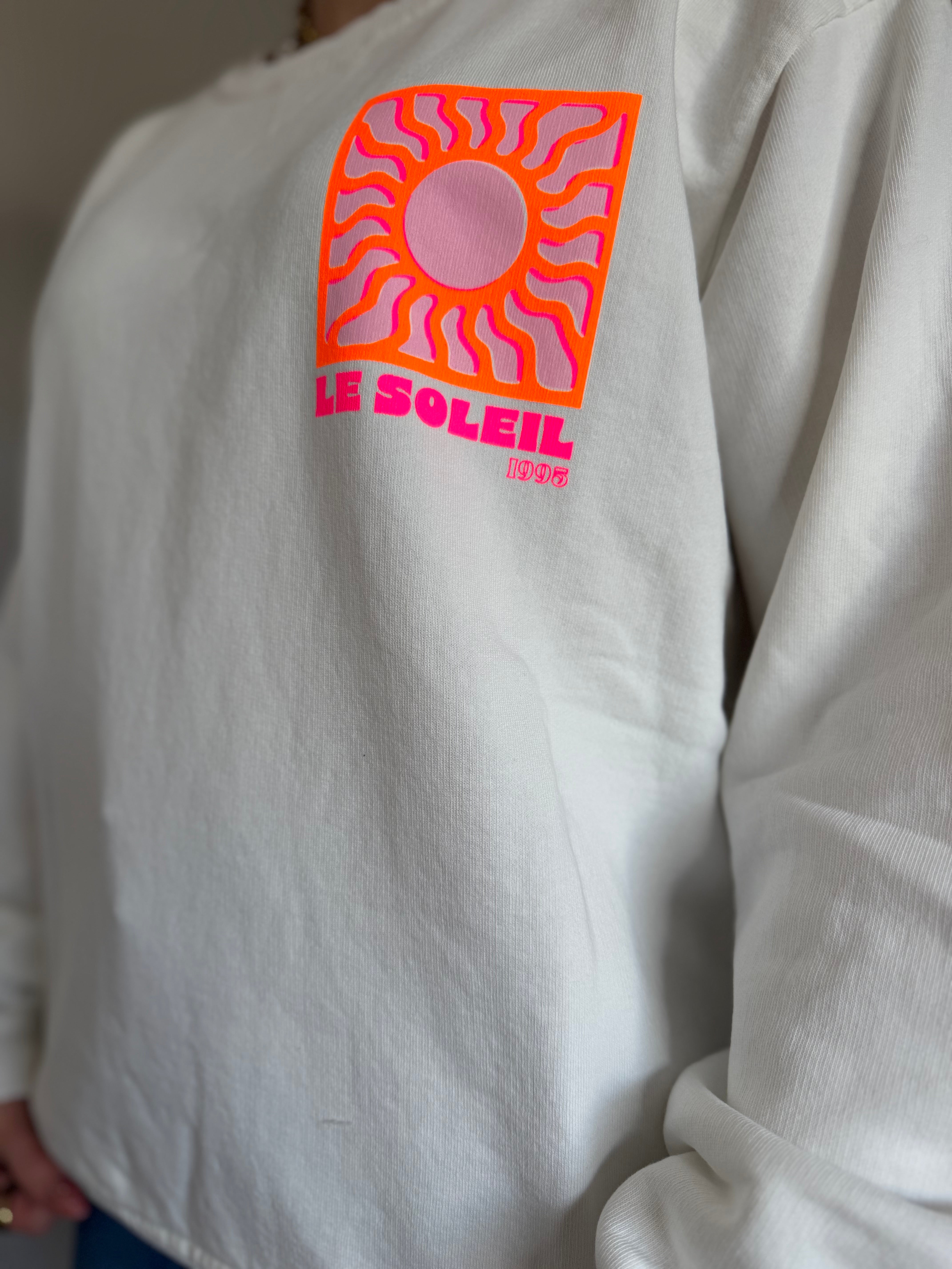 Sweat SOLEIL Blanc (NEW FLUO)