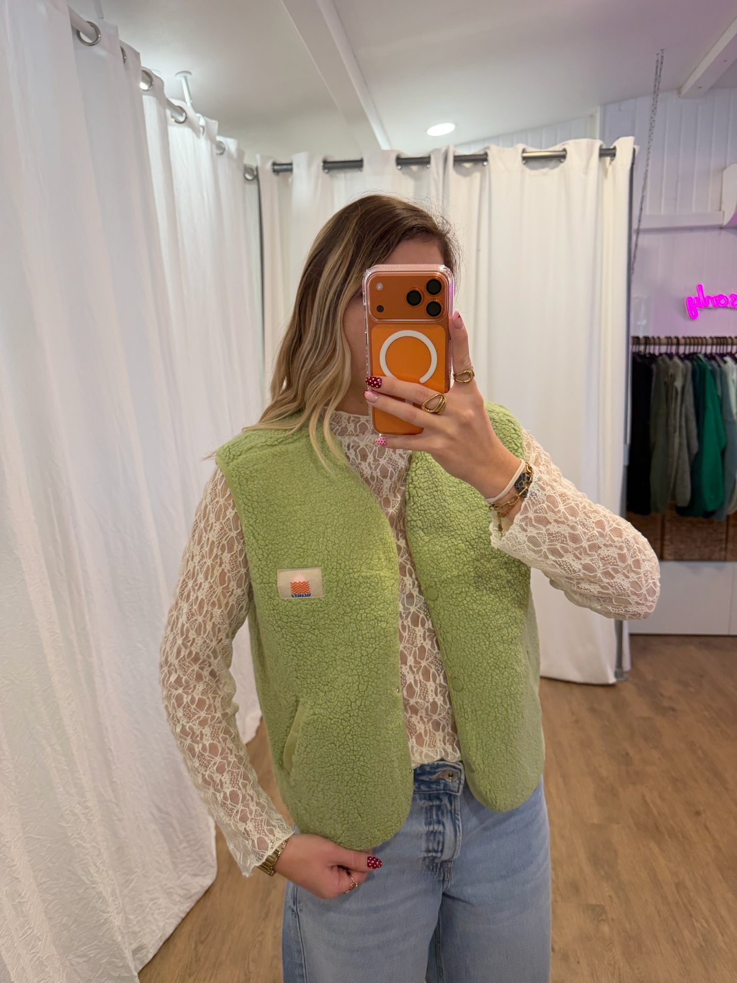 Gilet sans manches ANNA Vert