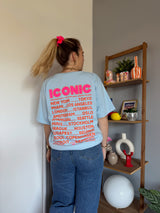 T-shirt ICONIC Bleu ciel