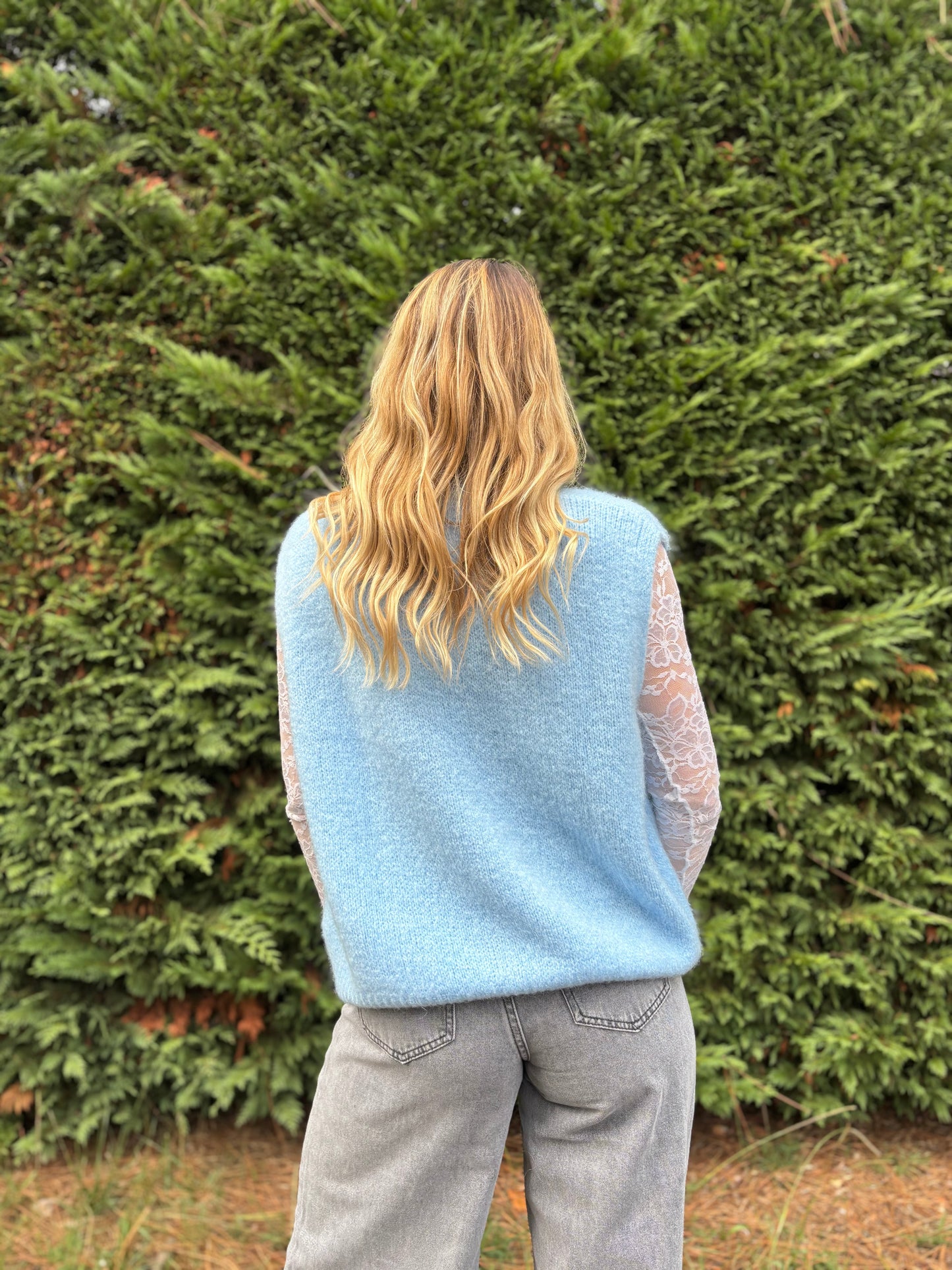 18 - Gilet TOM - Bleu ciel