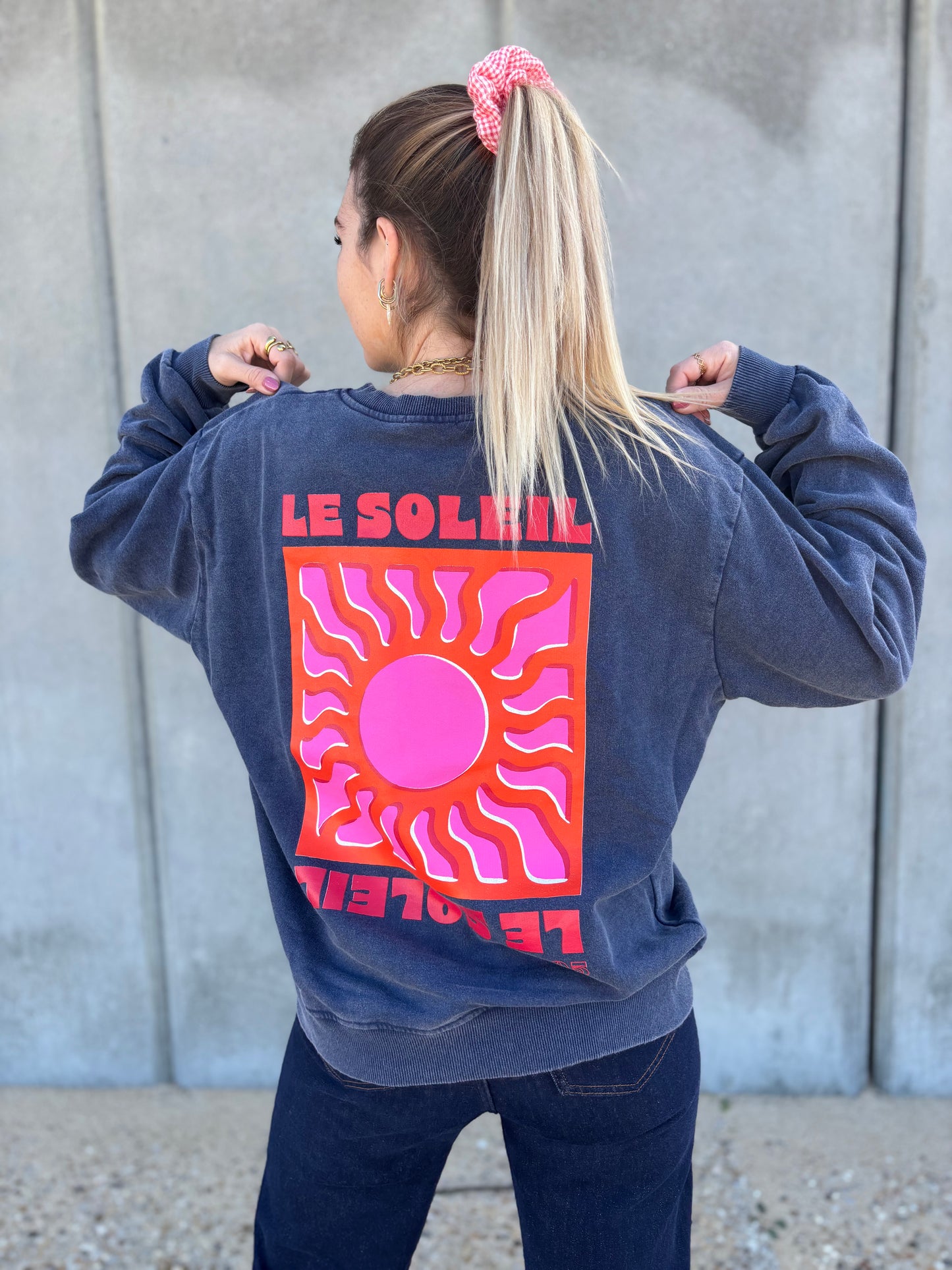 Sweat SOLEIL Bleu marine