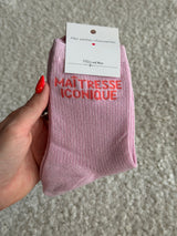 Chaussettes montantes MAÎTRESSE ICONIQUE