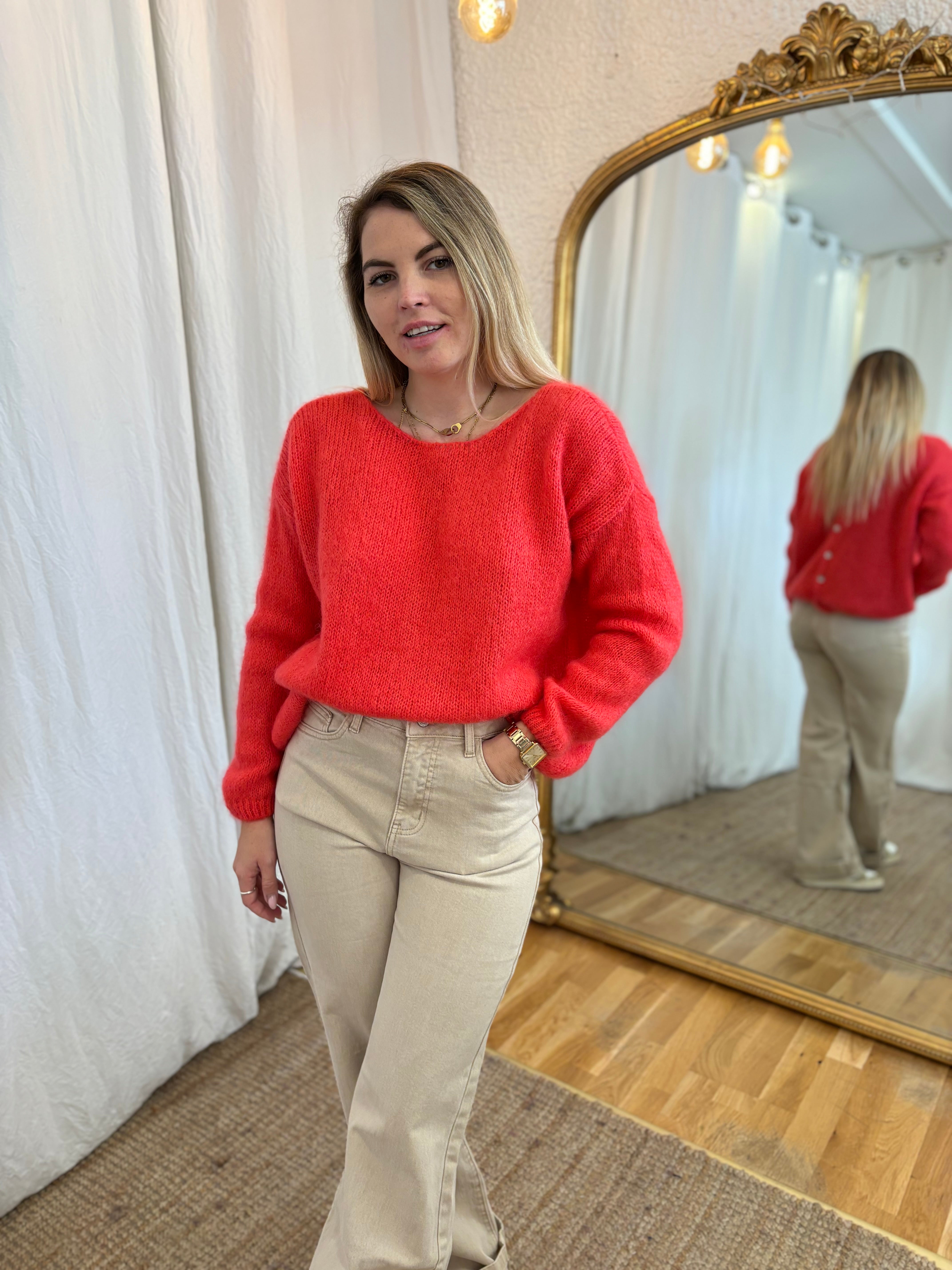 9 - Gilet LOU - Corail 🧡