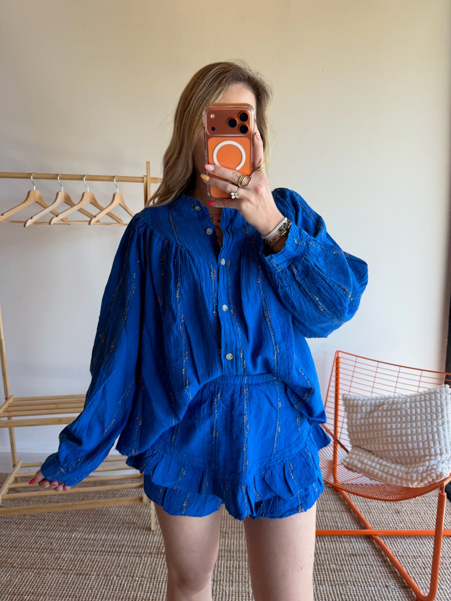 Ensemble LILOU Bleu électrique