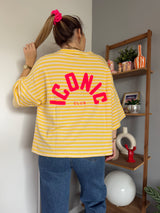 T-shirt marinière ICONIC Jaune + Beige