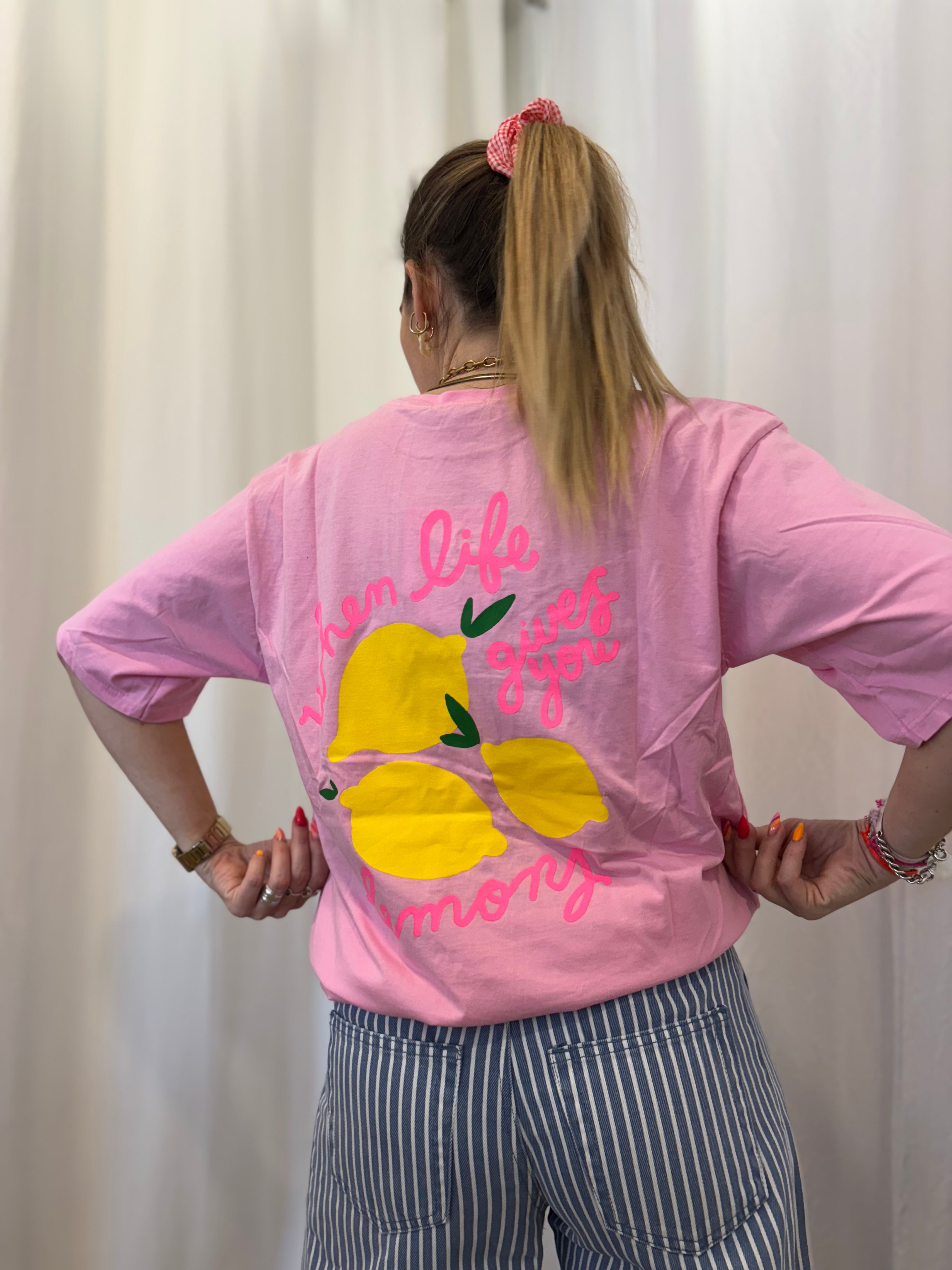 T-shirt LEMONS Rose baby •
