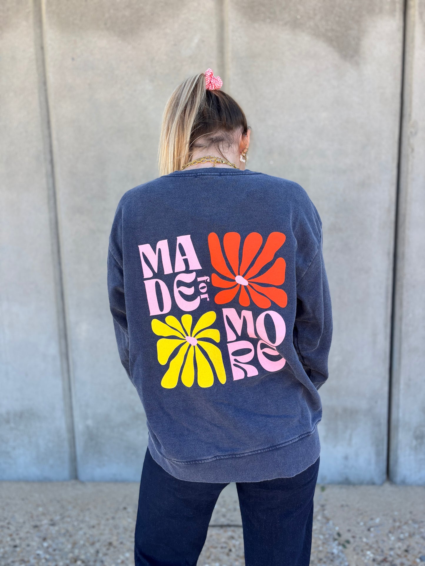 Sweat MADE FOR MORE Bleu marine