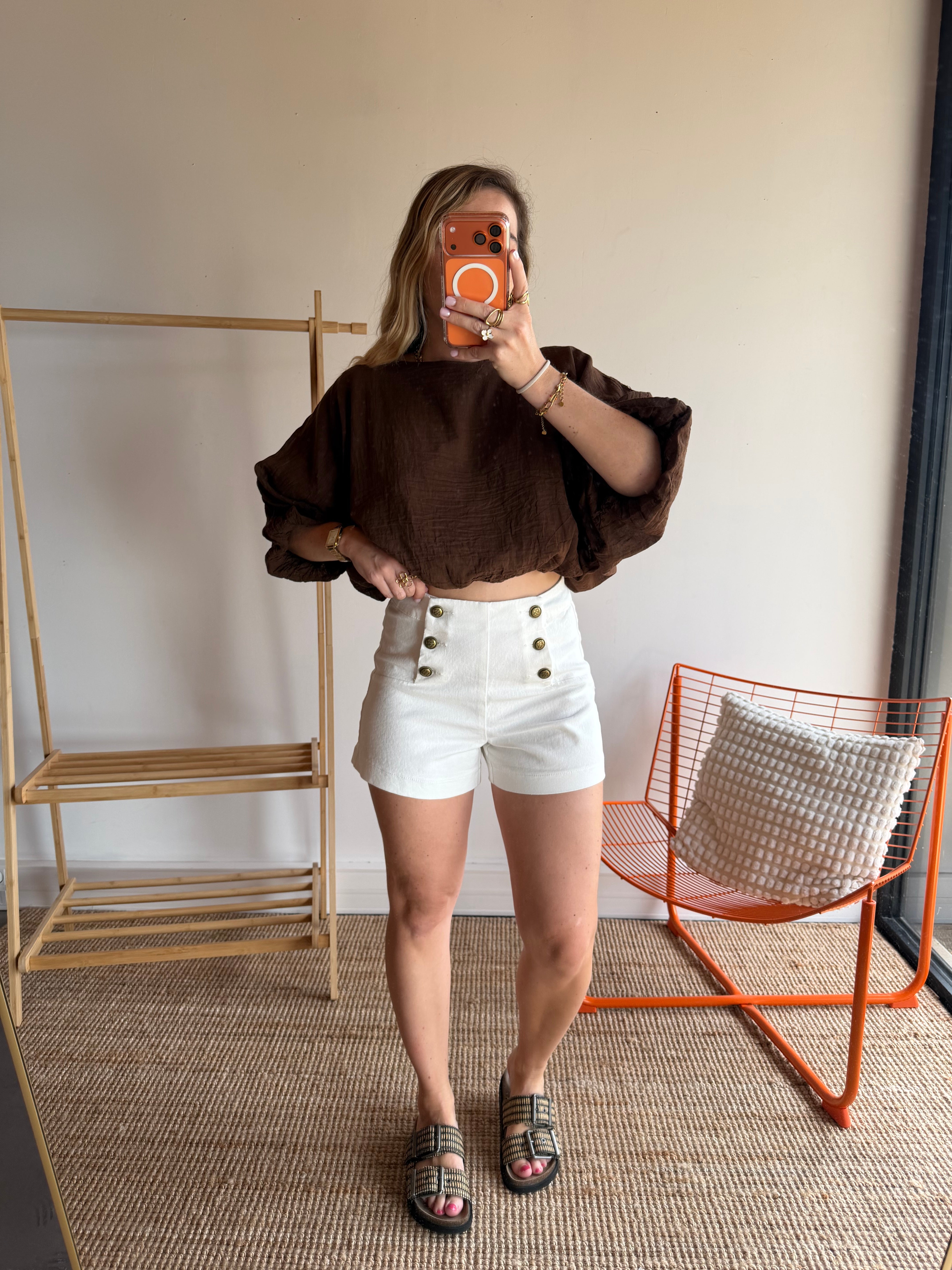 Blouse LISA Chocolat
