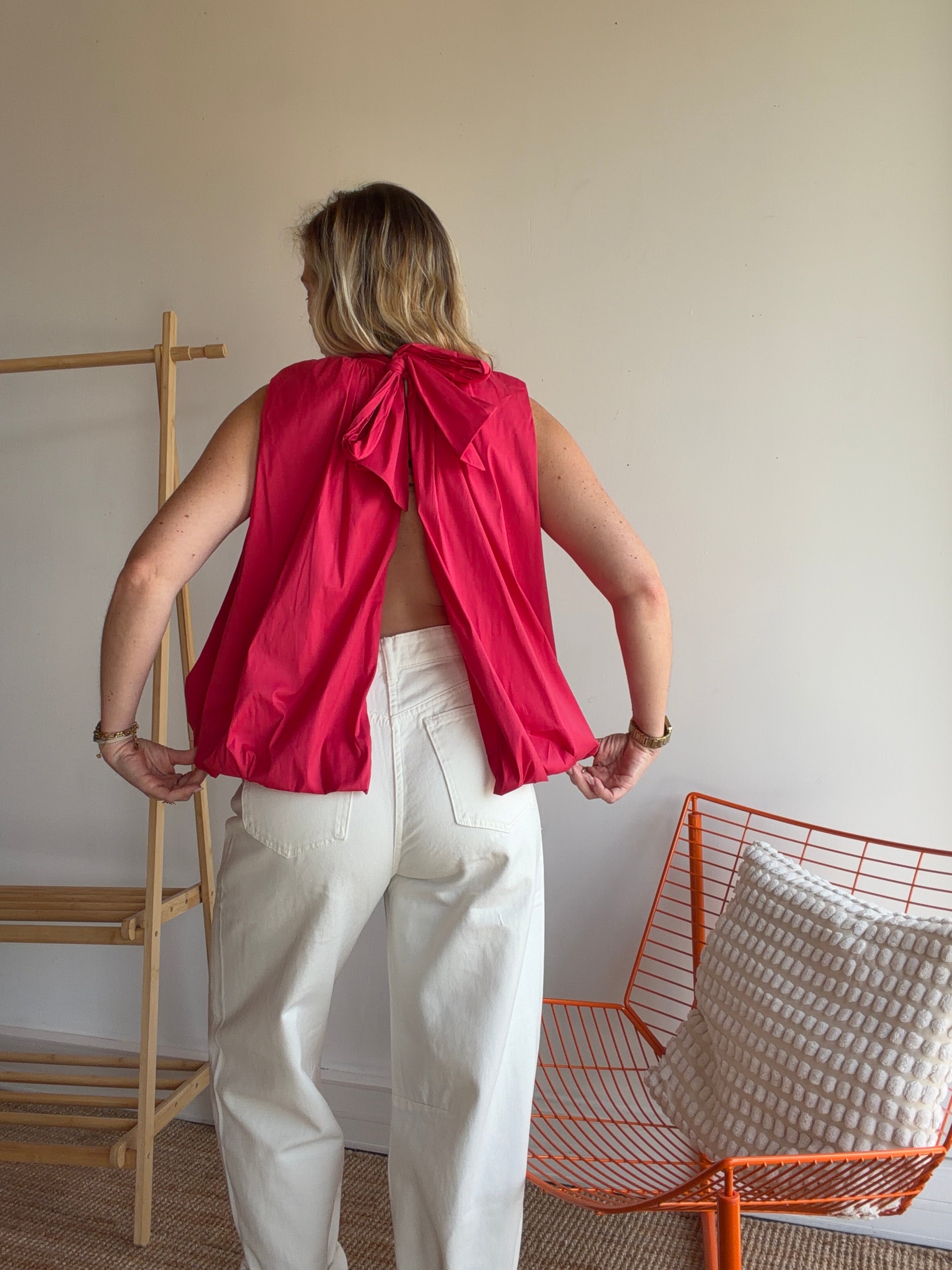 Top CARLA Framboise