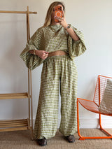 Pantalon DIANE Vert anis