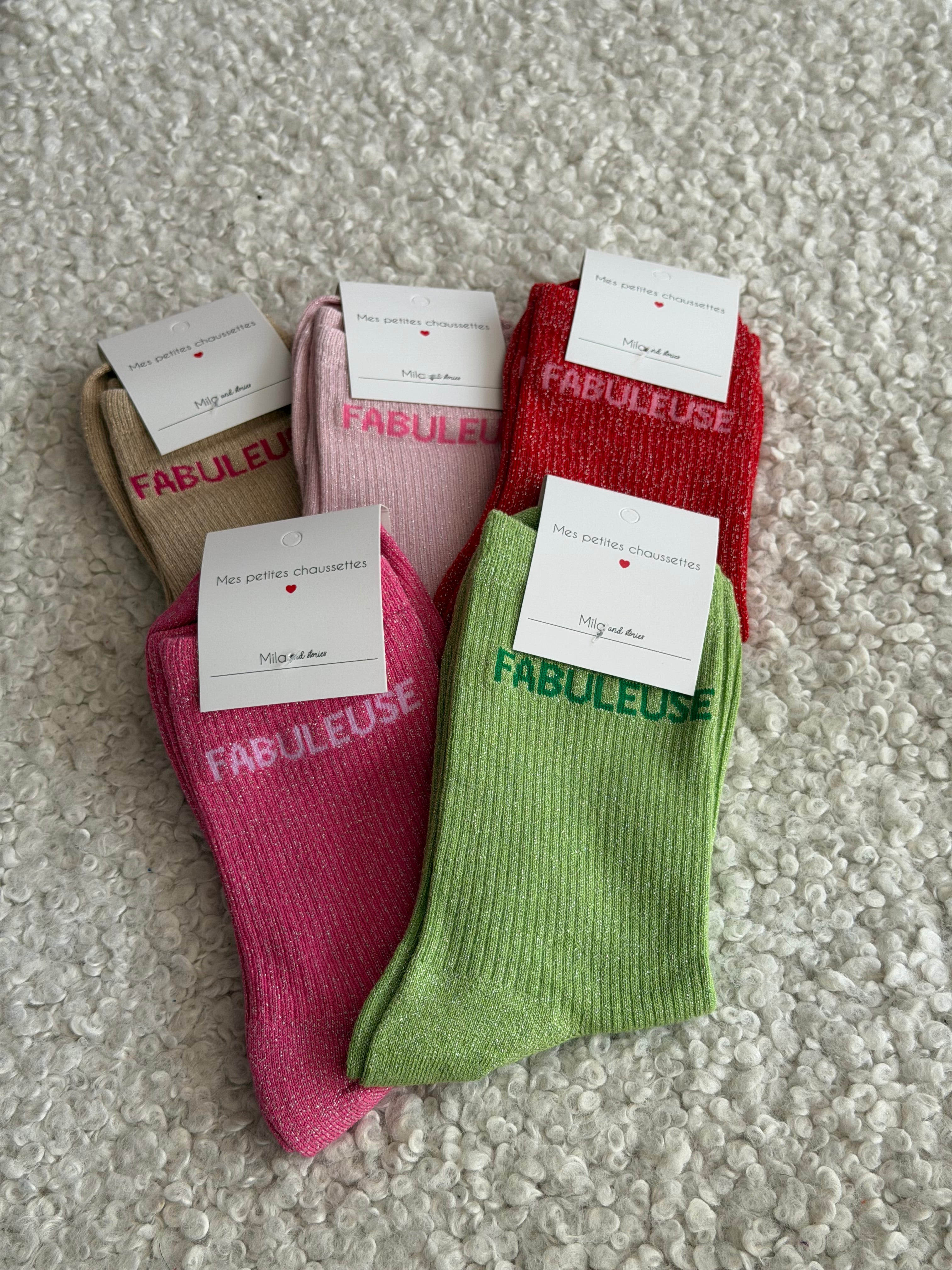 Chaussettes montantes FABULEUSE