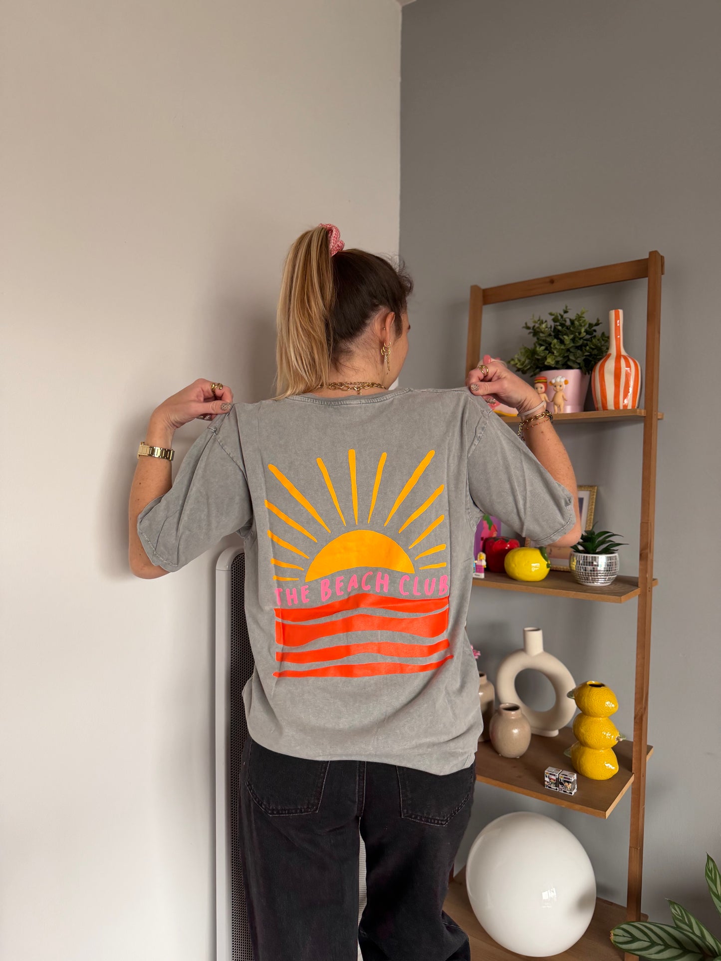 T-shirt THE BEACH CLUB Gris