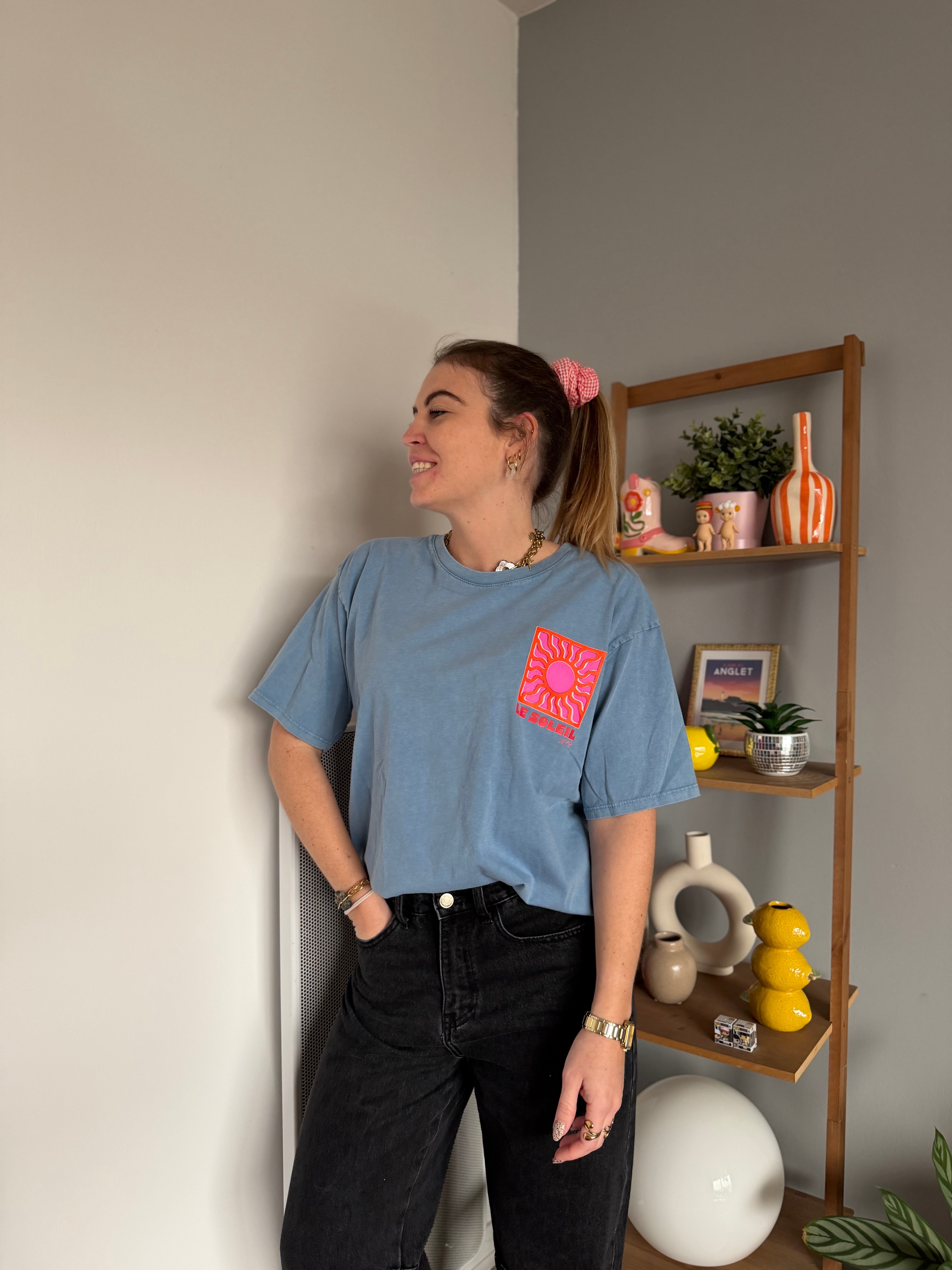 T-shirt SOLEIL Bleu
