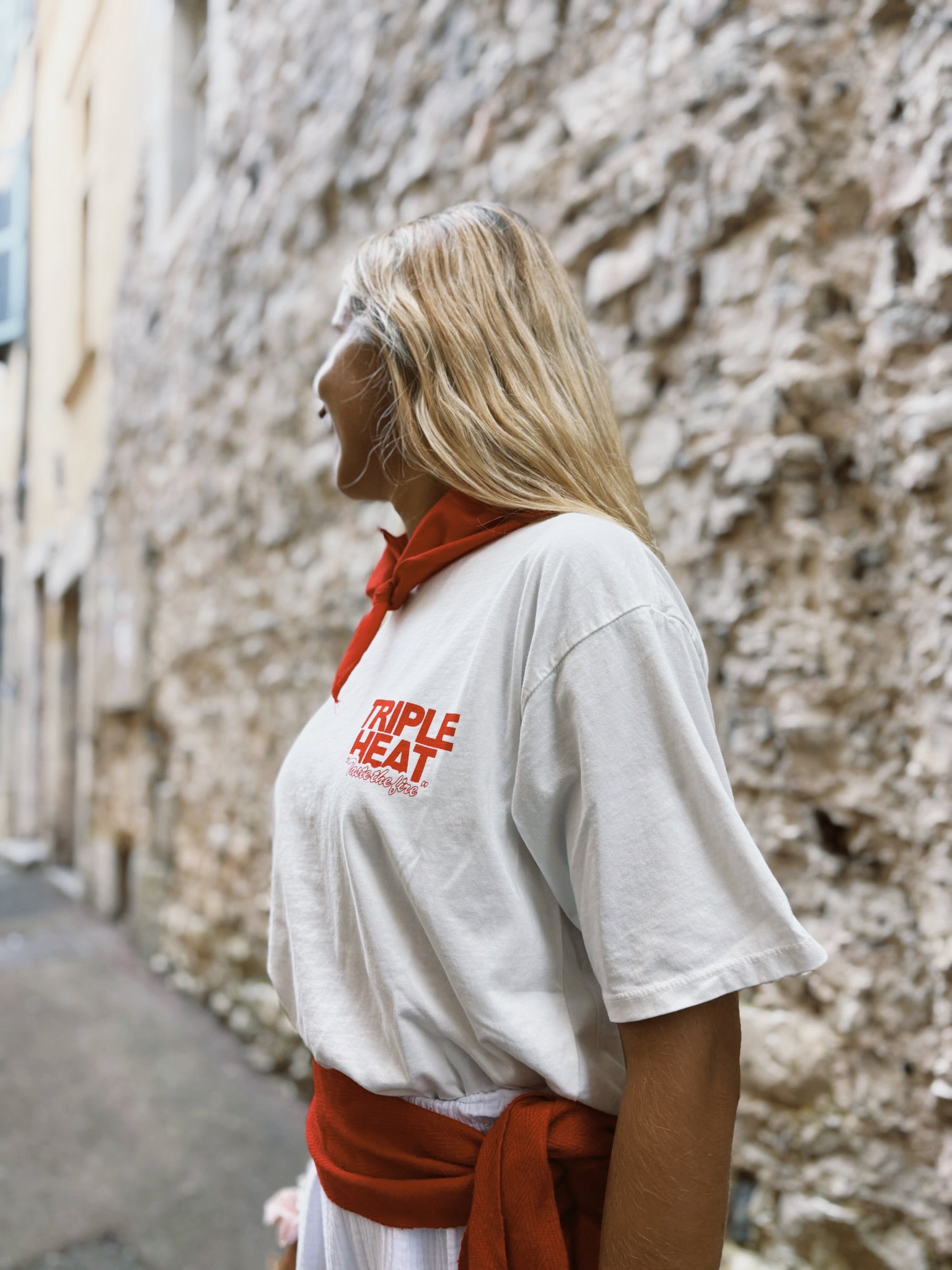 T-shirt TRIPLE HEAT Blanc •