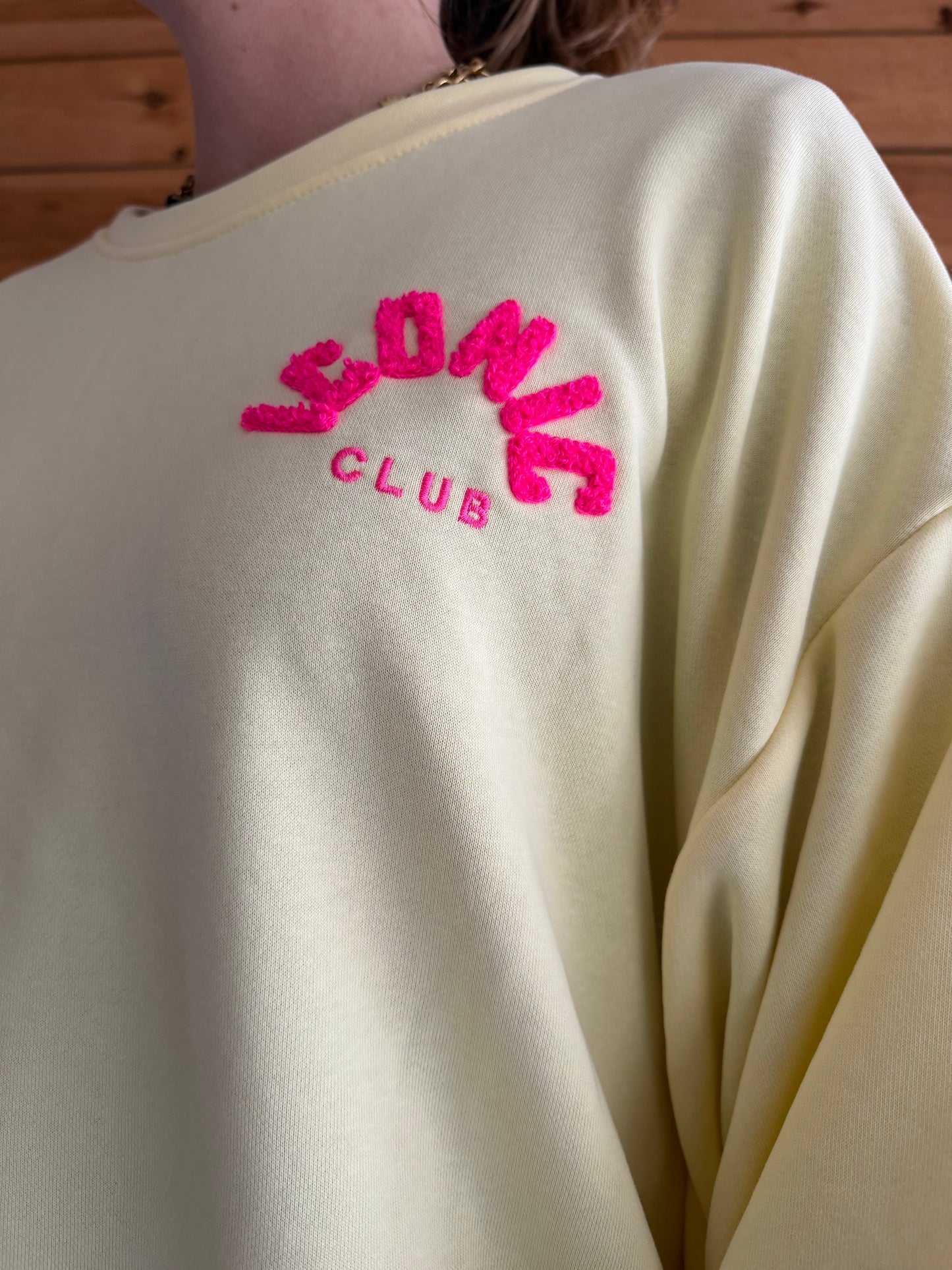 Sweat ICONIC Jaune + Multicolore