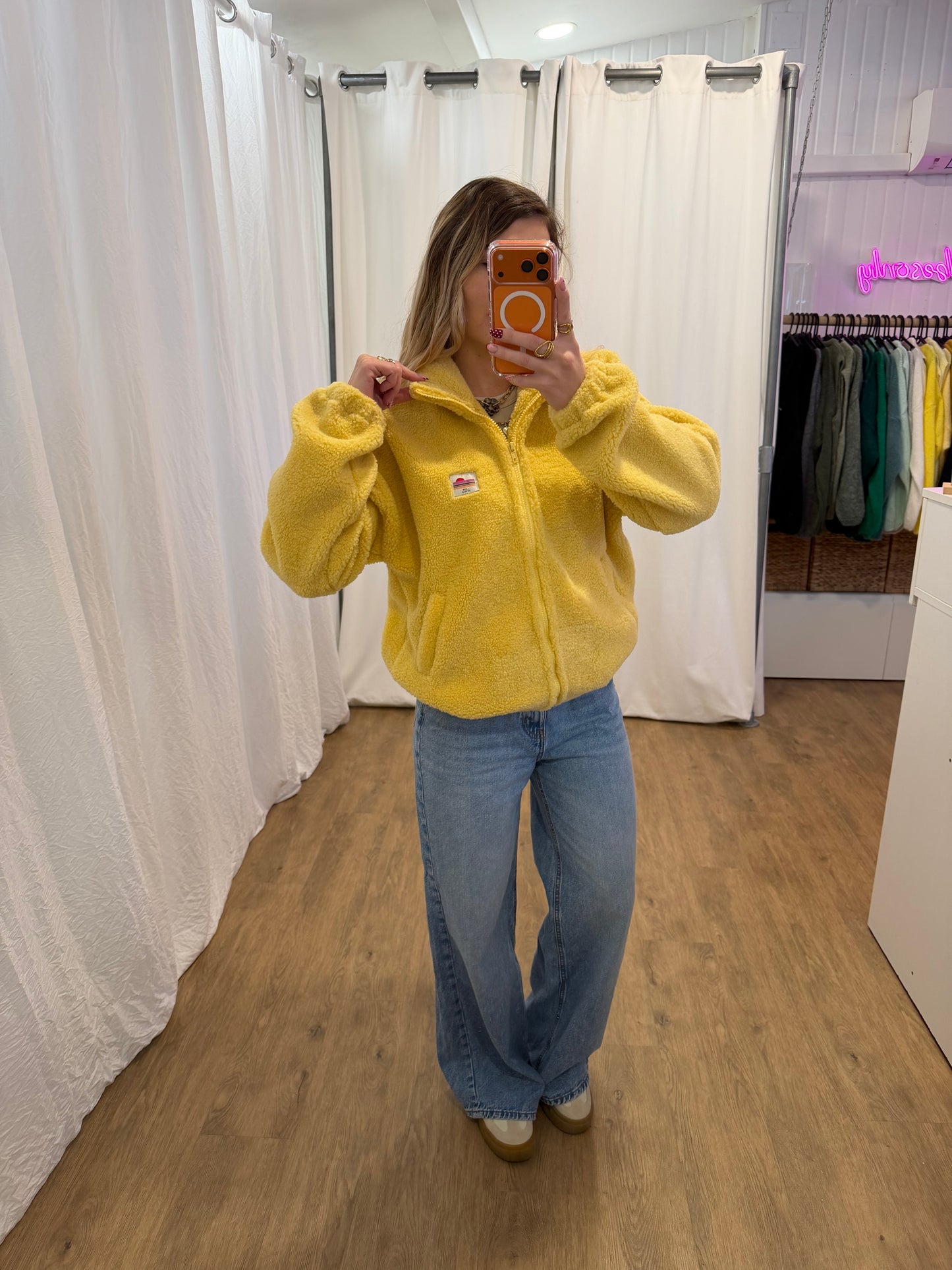 Veste polaire AVA Jaune