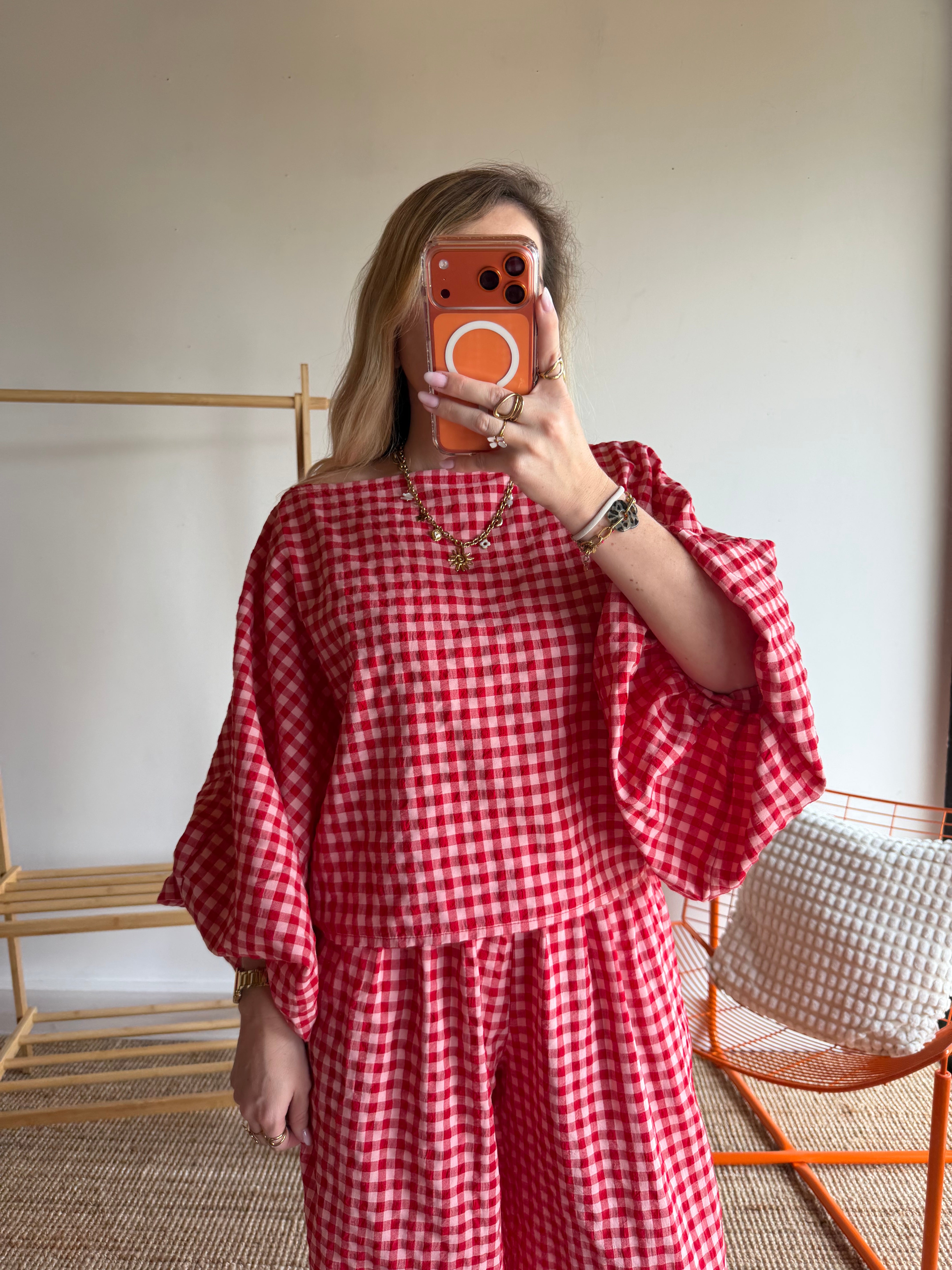 Blouse DIANE Rouge
