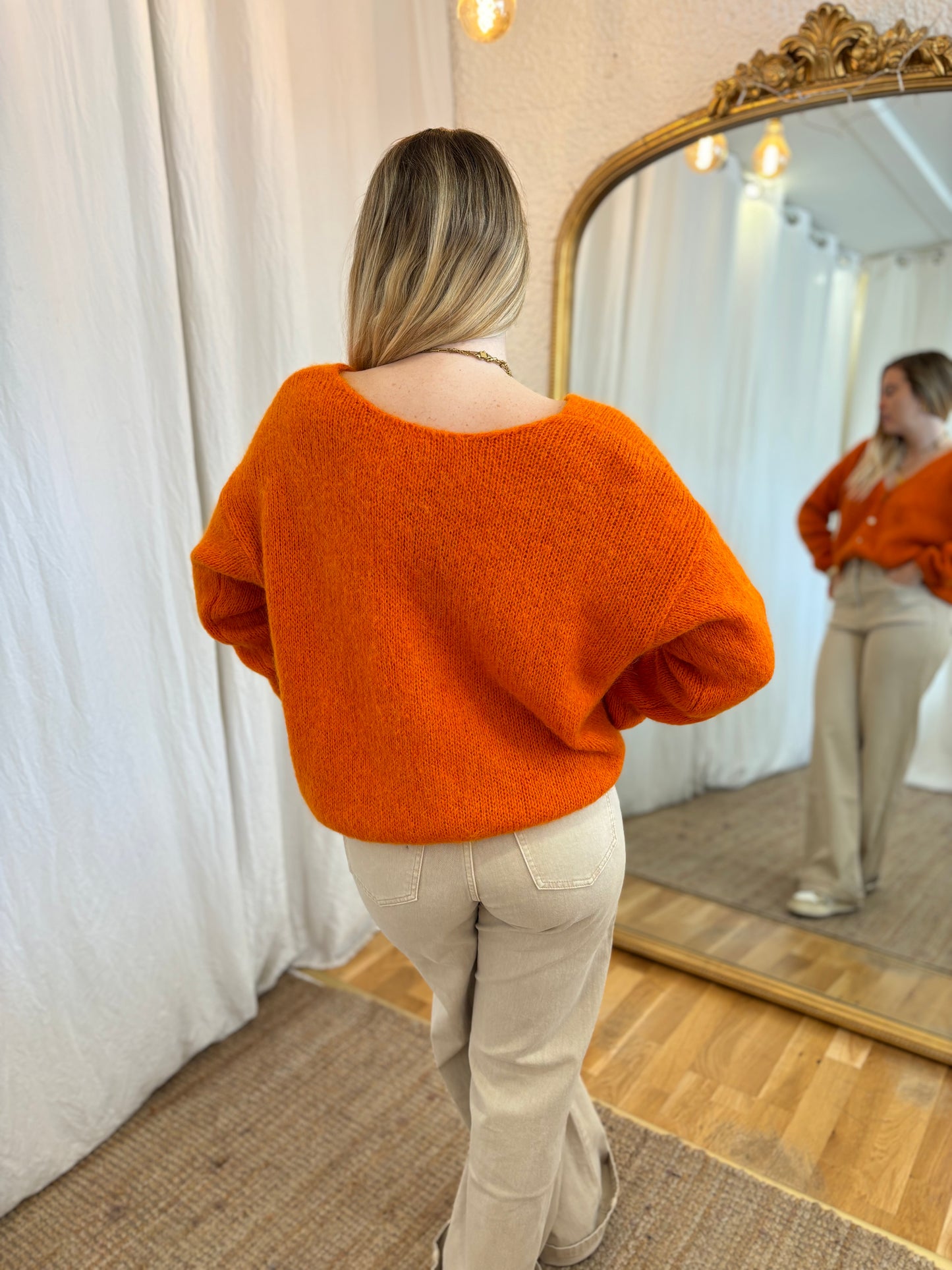 59 - Gilet LOU - Citrouille 🧡