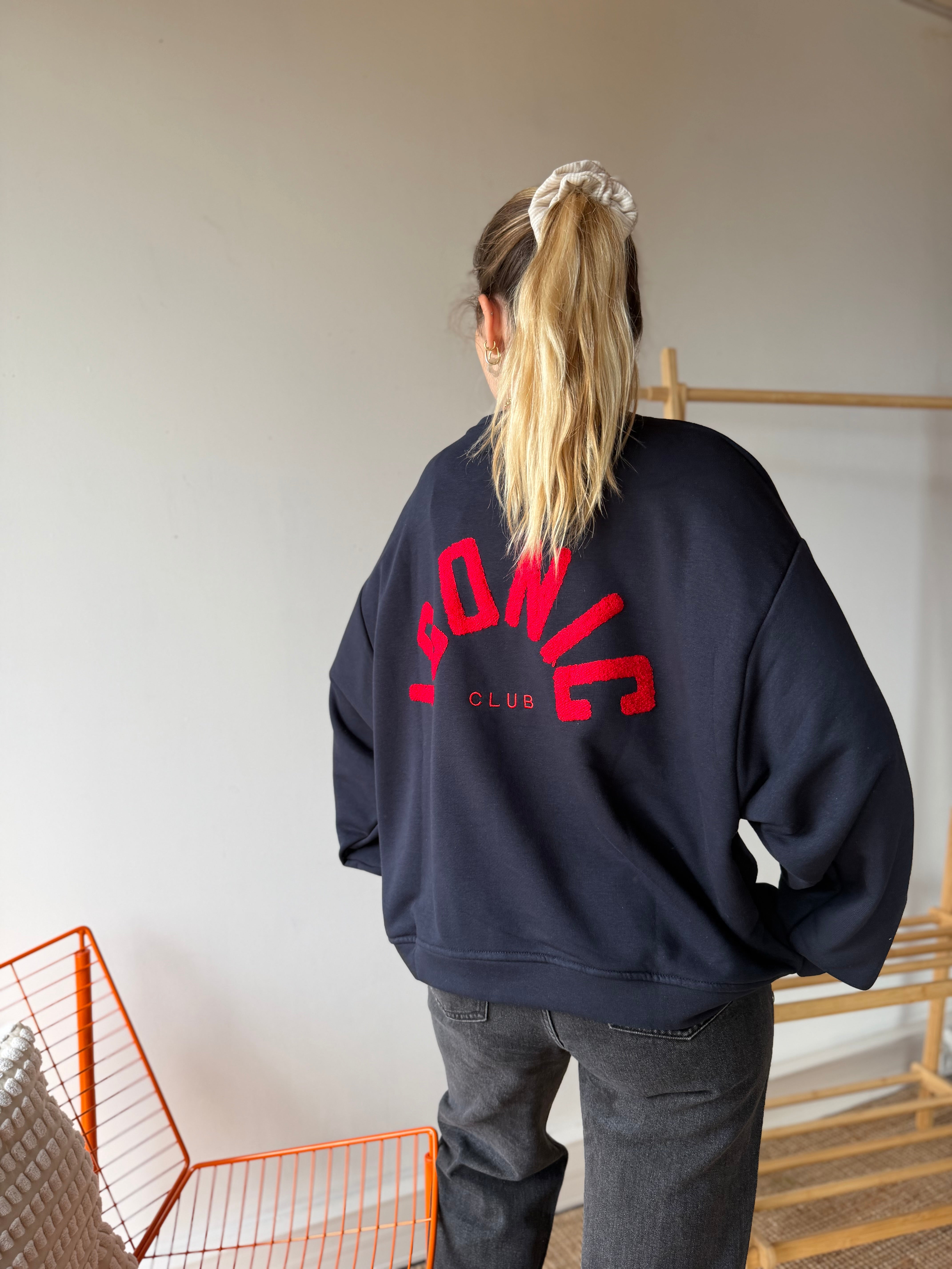 Sweat ICONIC CLUB Bleu marine