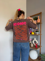 T-shirt ICONIC Marron
