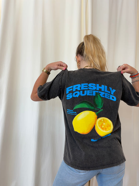 T-shirt CITRON Noir