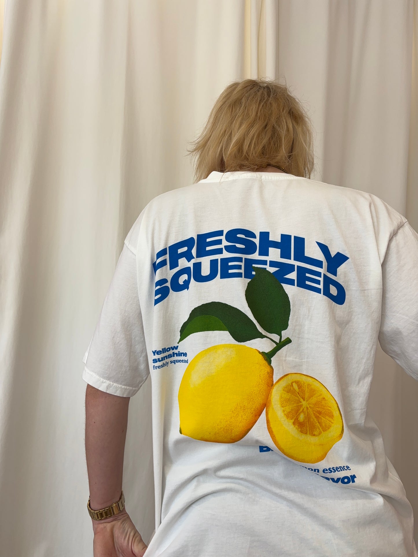T-shirt CITRON Blanc