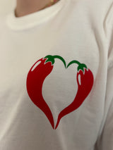 T-shirt SPICY LOVE Blanc ••