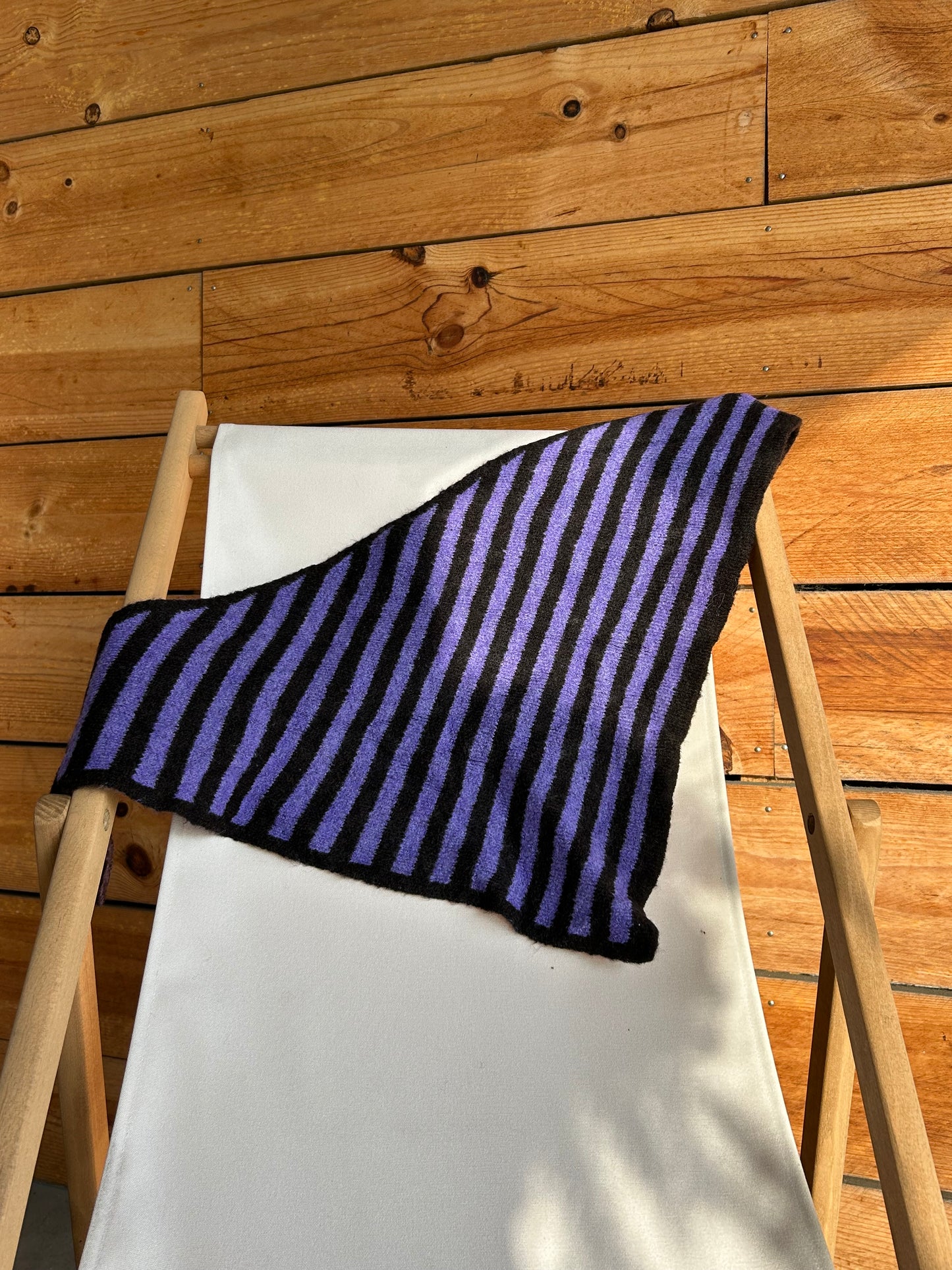 Écharpe triangle motifs