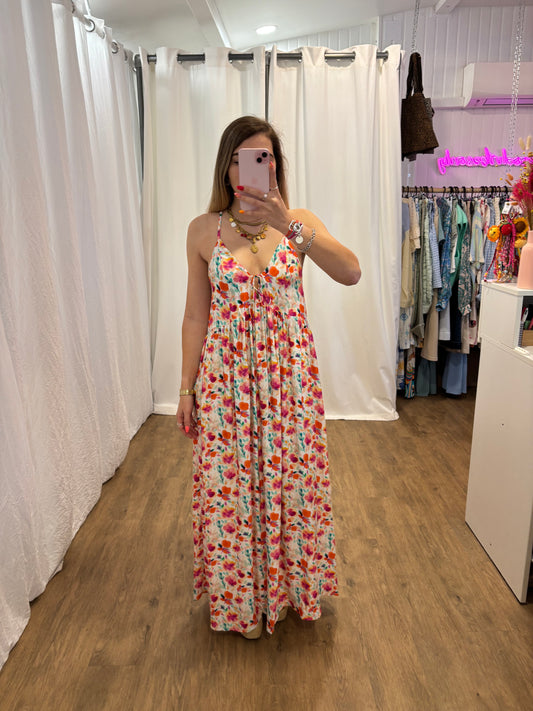Robe longue SAVANA Orange