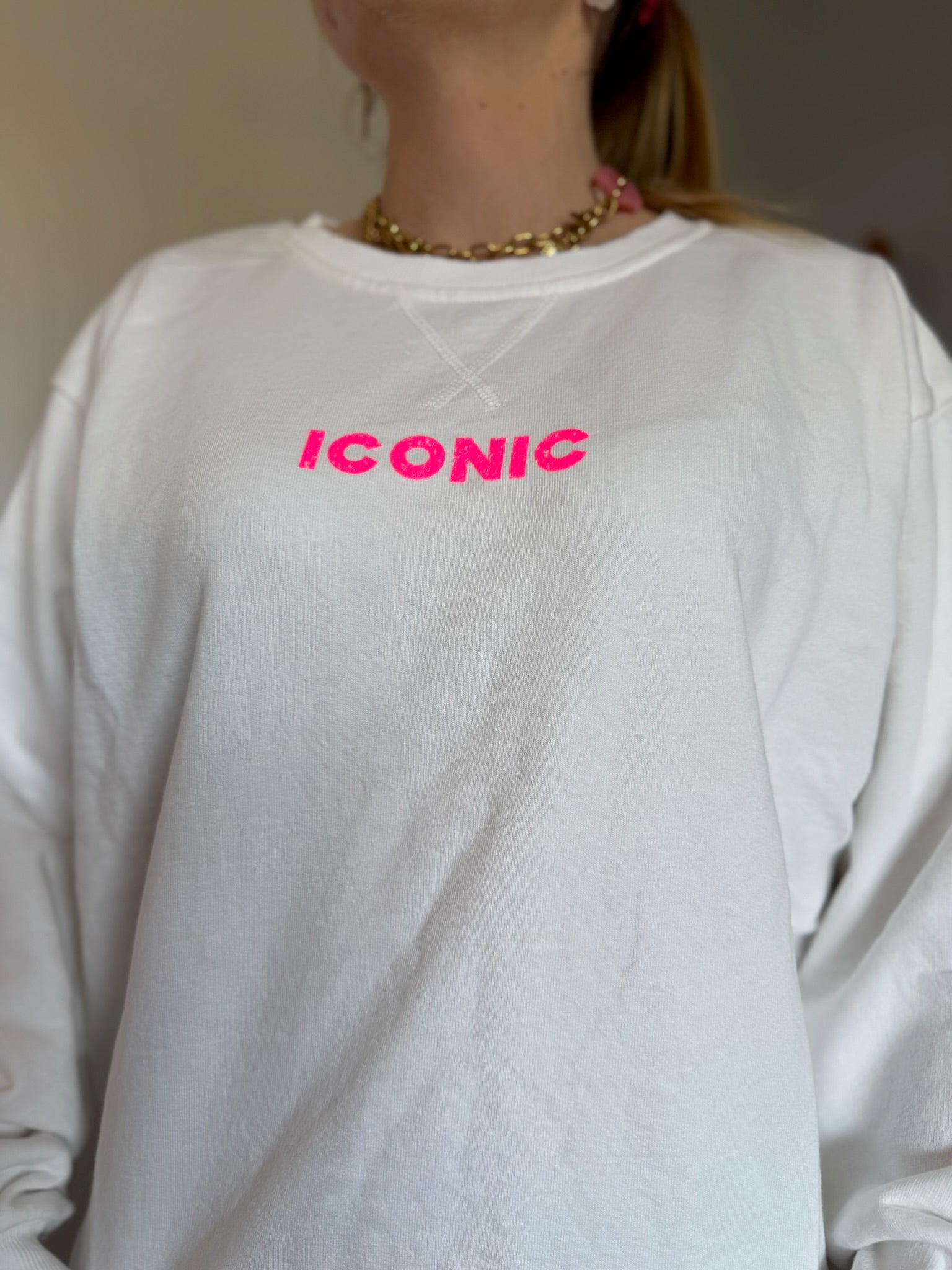 Sweat ICONIC Blanc