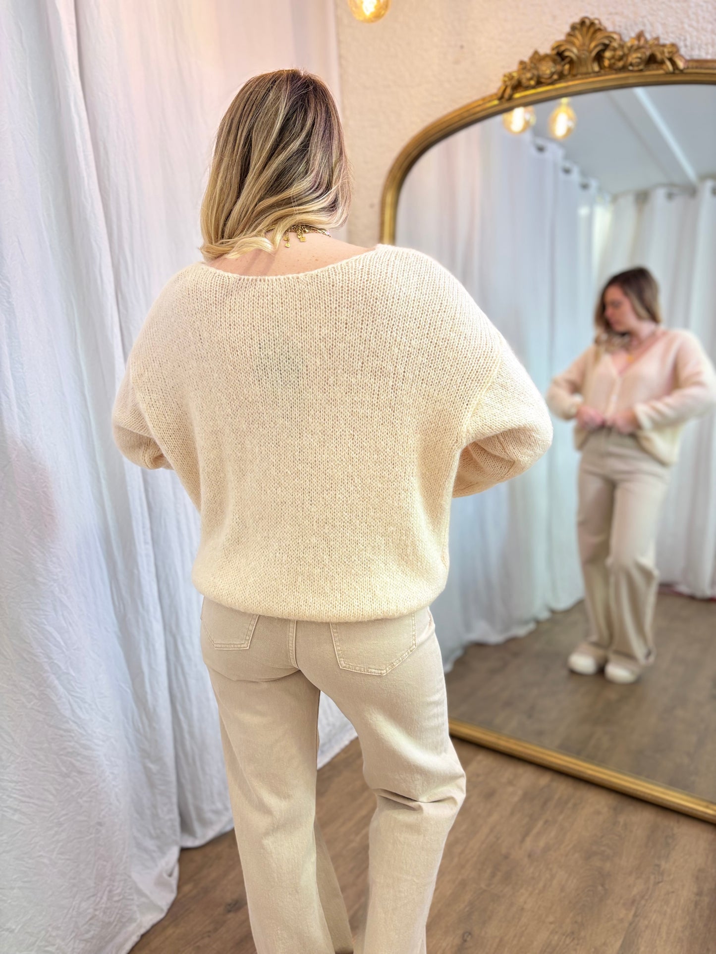 28 - Gilet LOU - Vanille